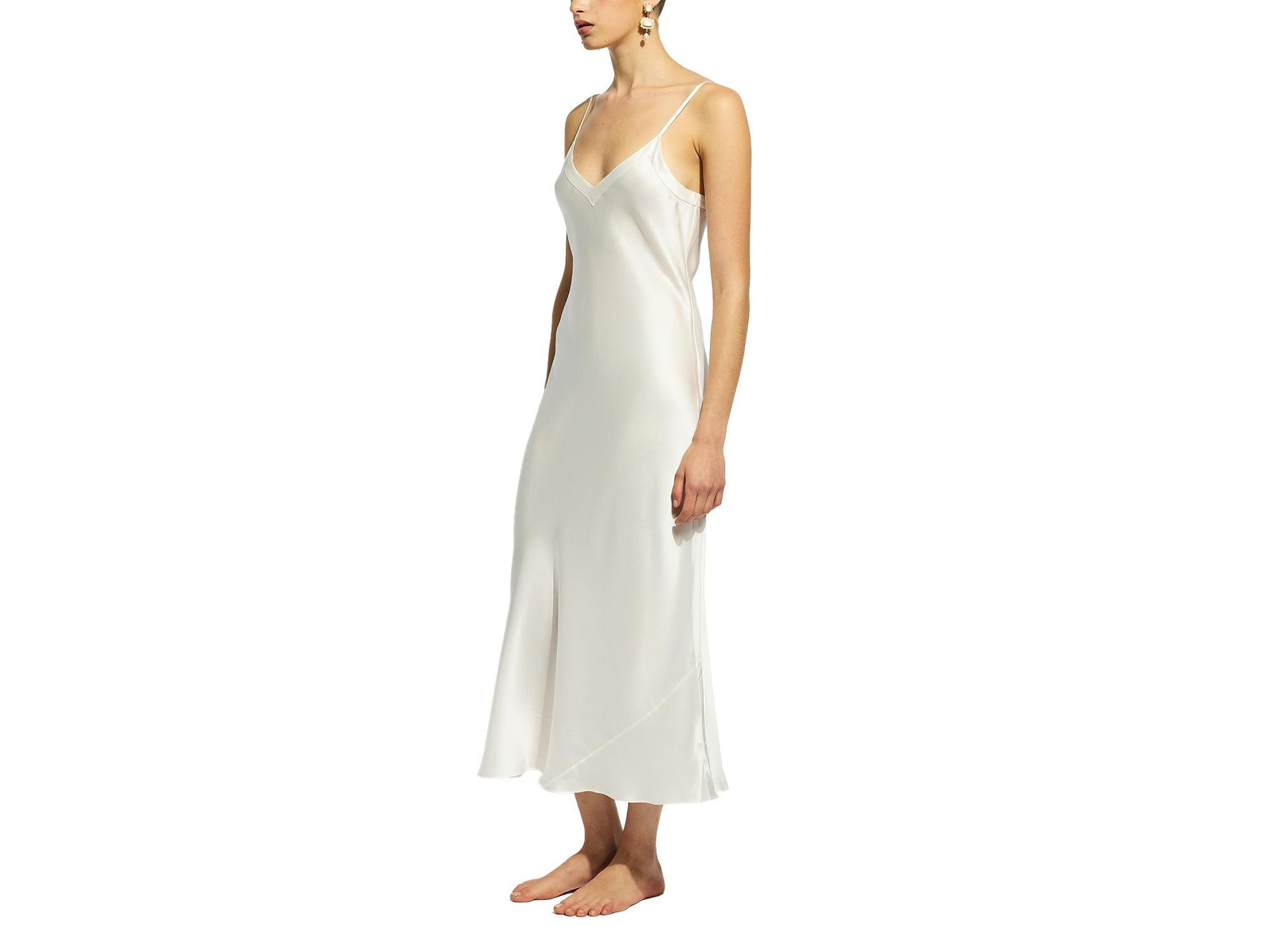 Silk Long V Neck Nite — Image 6