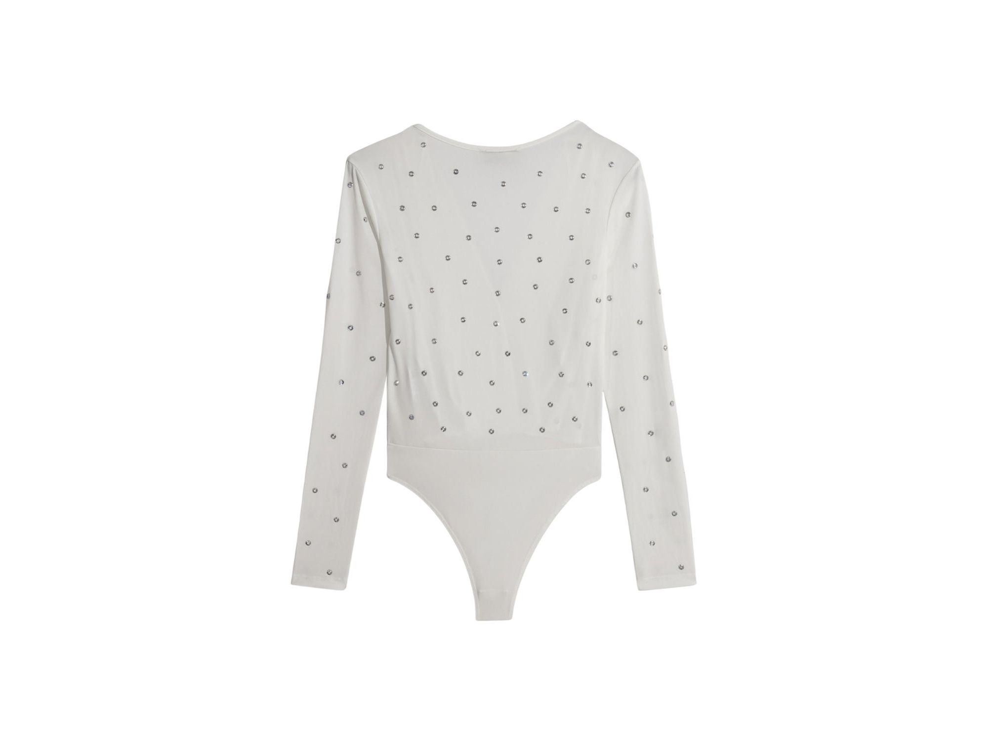 Embellished V-Neck Long Sleeve Top — Image 6