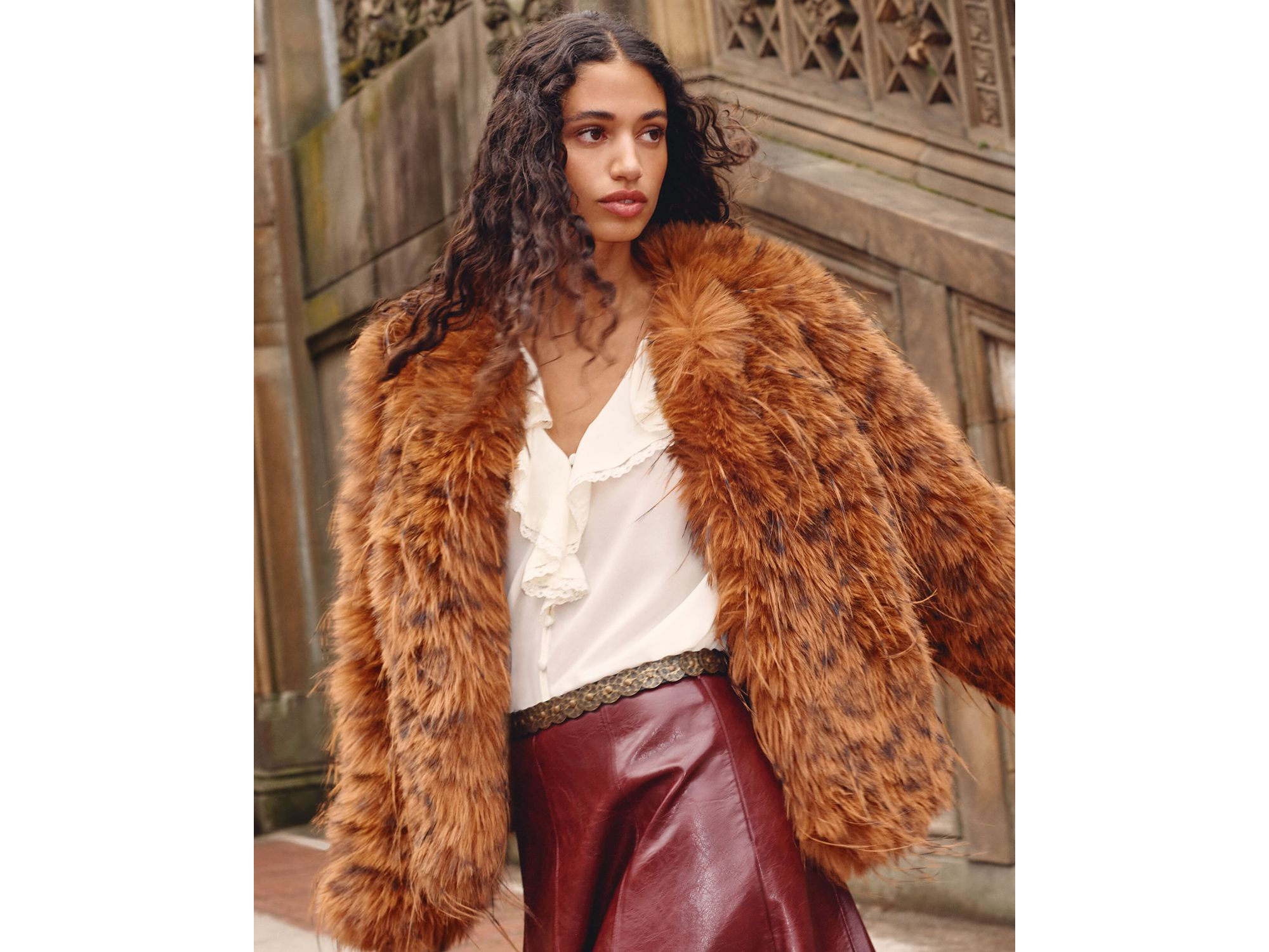 Faux Fur Toggle Jacket - Exclusive — Image 5