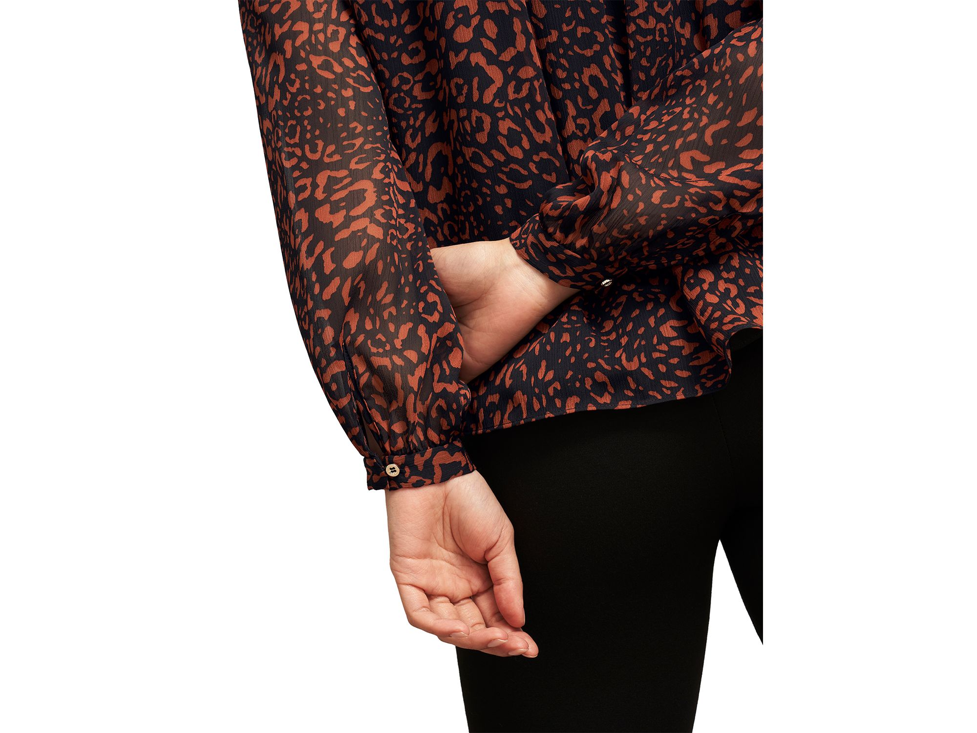 Carolina Ruffled Neck Blouse — Image 3