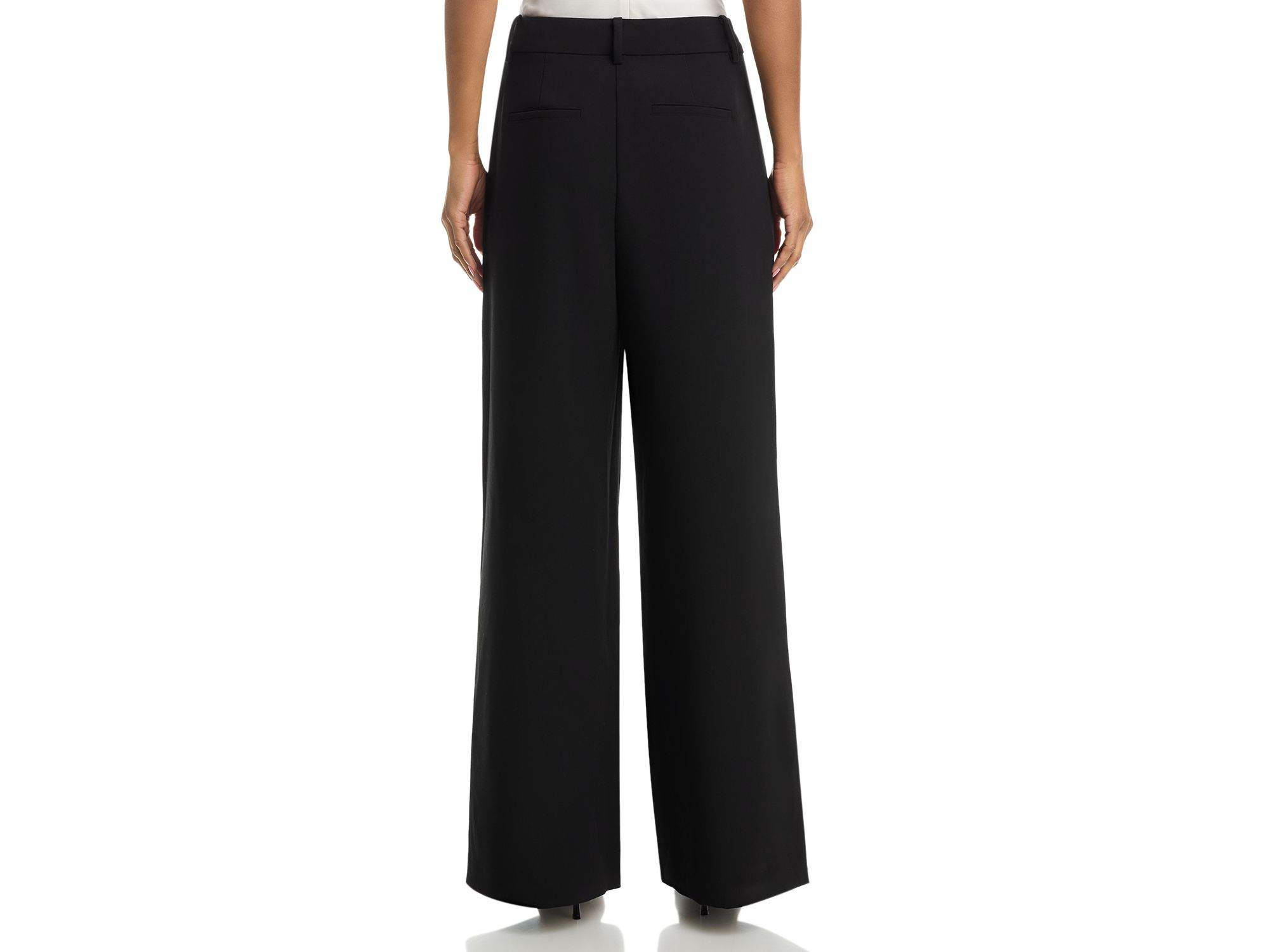 Azra Twill Wide Leg Pants — Image 4