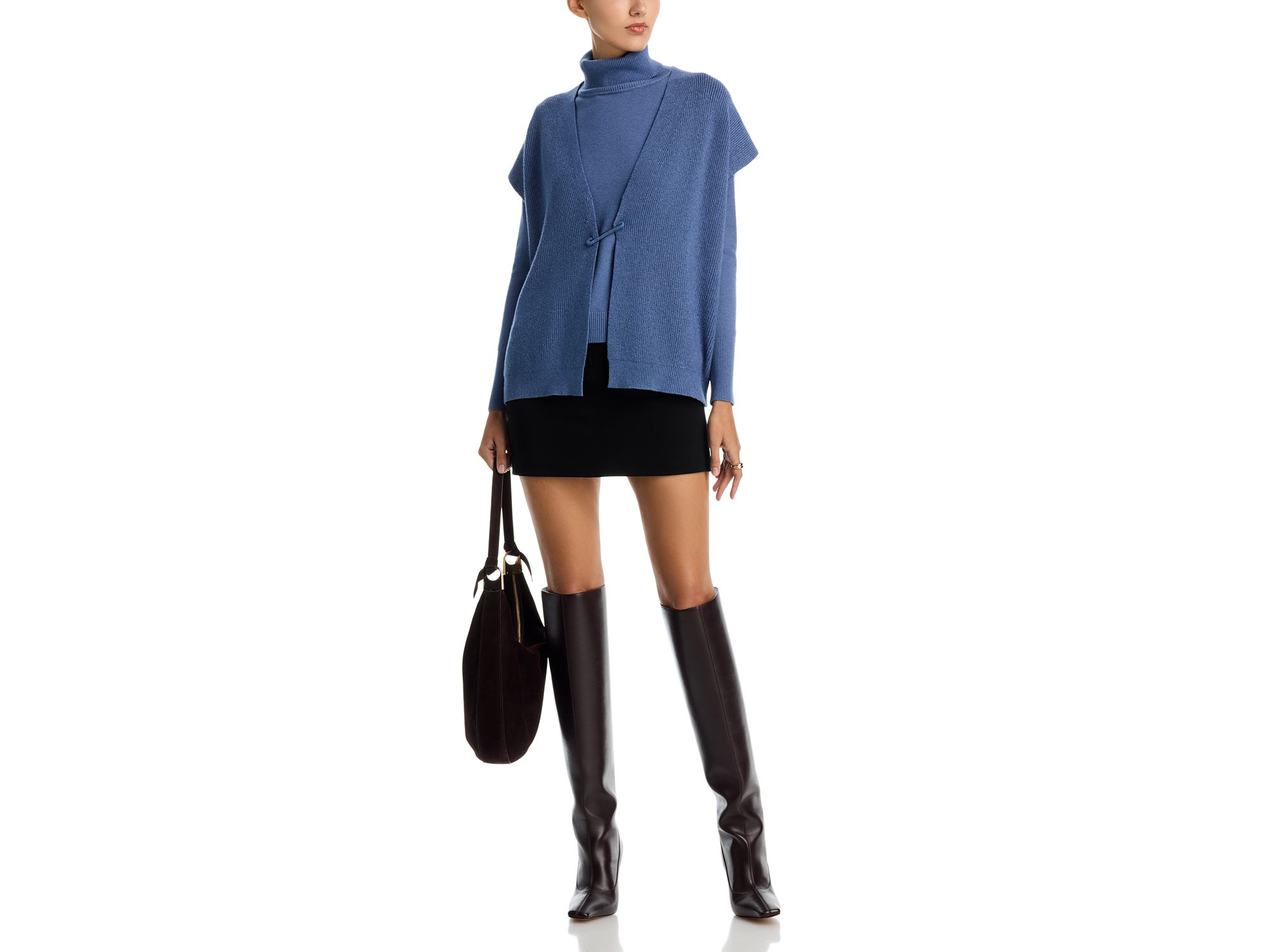 Turtleneck & Sweater Vest Set — Image 4