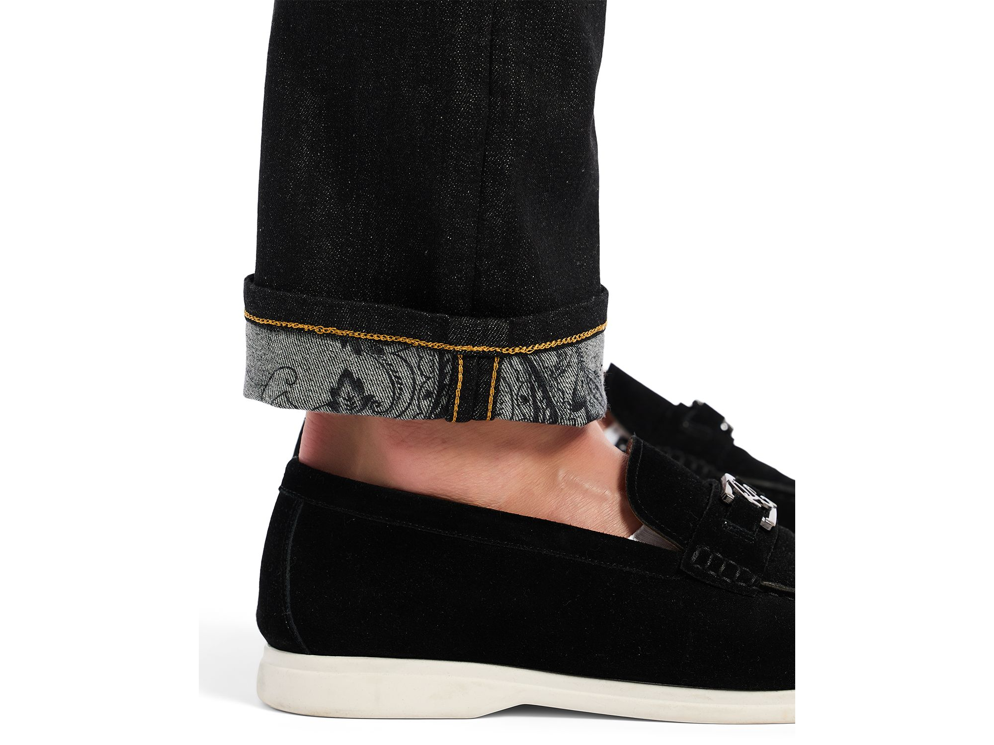 Feragen Classic Fit Jeans in Black — Image 3