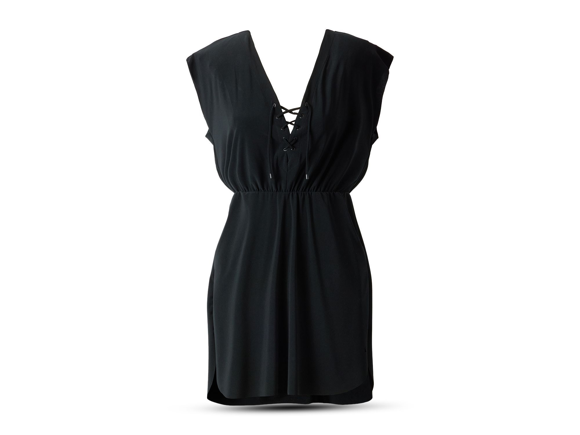 Lace Up Swim Cover-Up Dress — Image 3