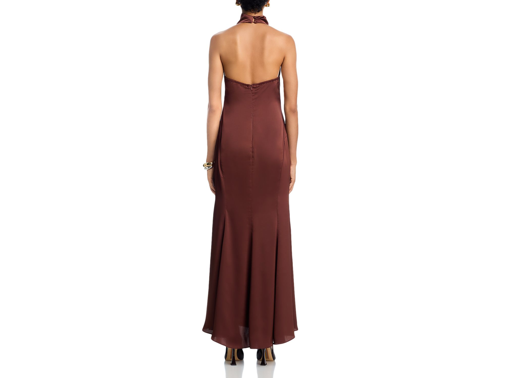 Satin Guest of Maxi Dress — Image 4