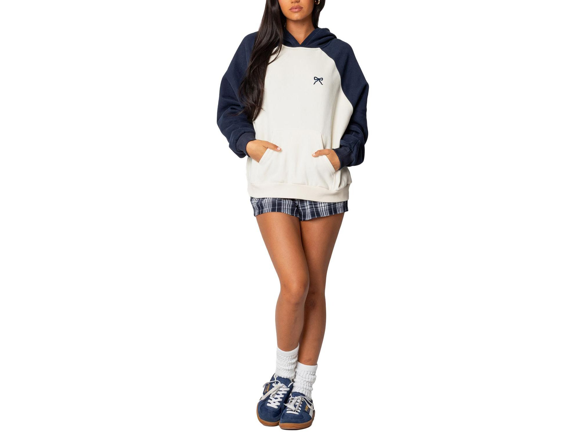 Raglan Bow Oversized Hoodie — Image 3