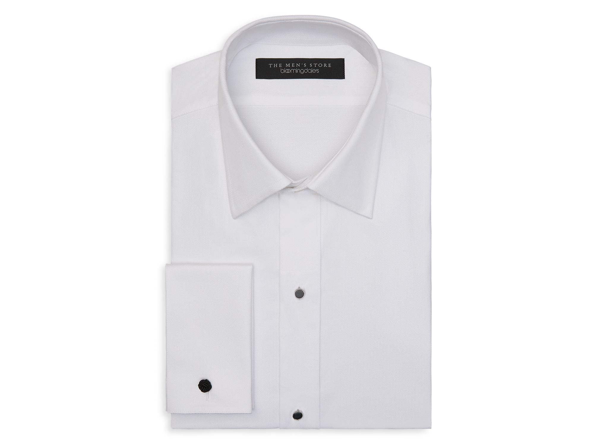 Regular Fit Stud Front Tuxedo Shirt - Exclusive — Image 4
