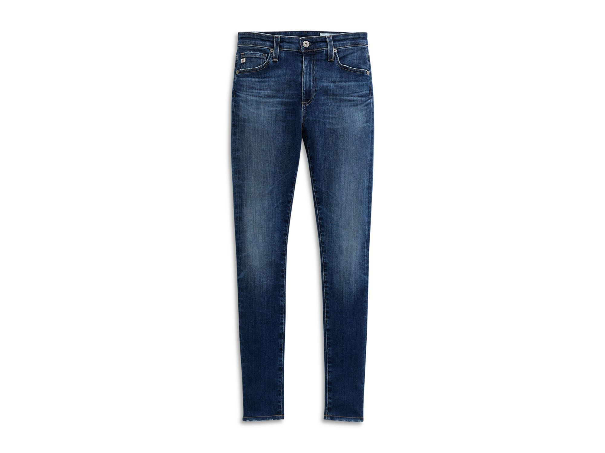 Farrah Mid Rise Skinny Jeans in 7 Years Symphony — Image 4