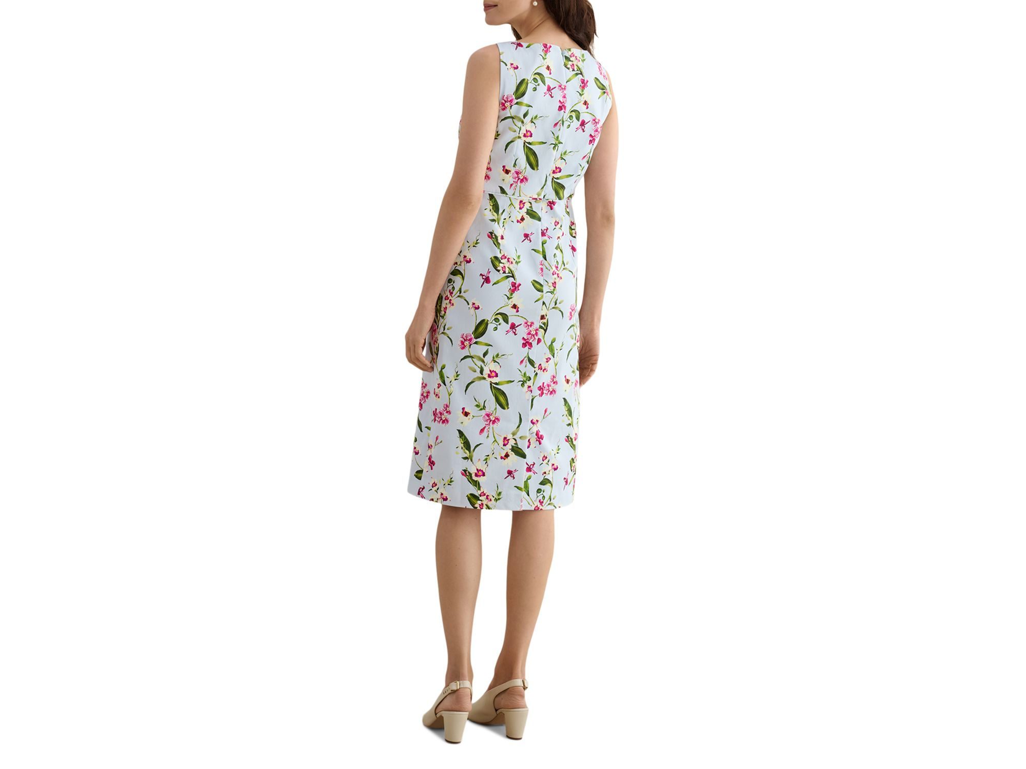 Petites Freda Floral Shift Dress — Image 5