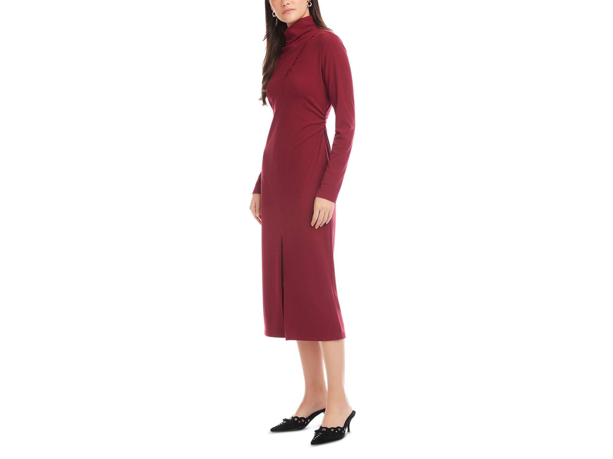 Tasha Turtleneck Midi Dress — Image 8