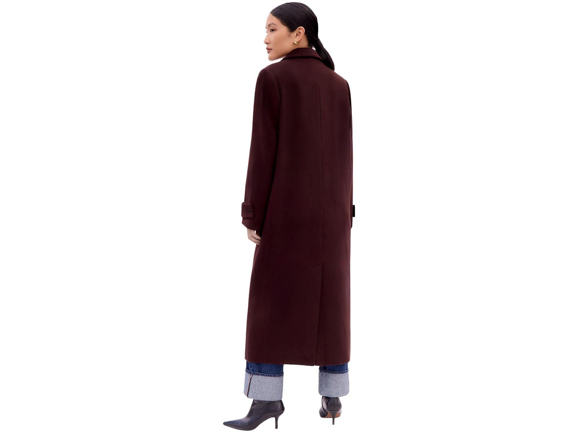 Wool Blend Oversized Coat — Image 3