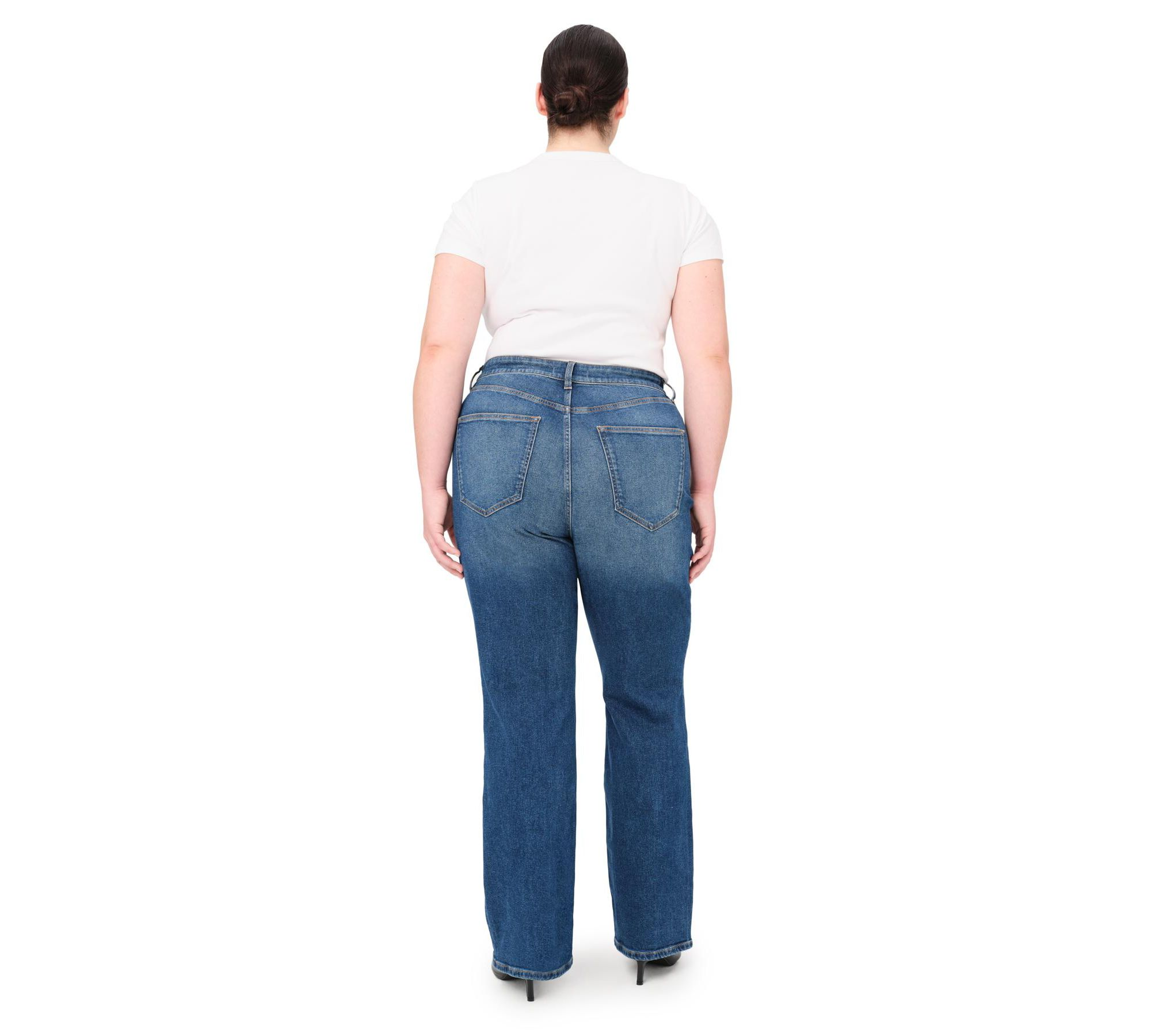 RFD Plus High Rise Straight Jeans in Goodtimes — Image 5