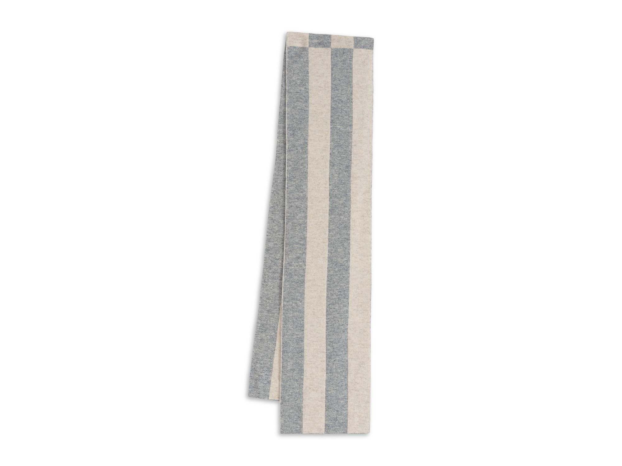 Split Stripe Wool Scarf — Image 3