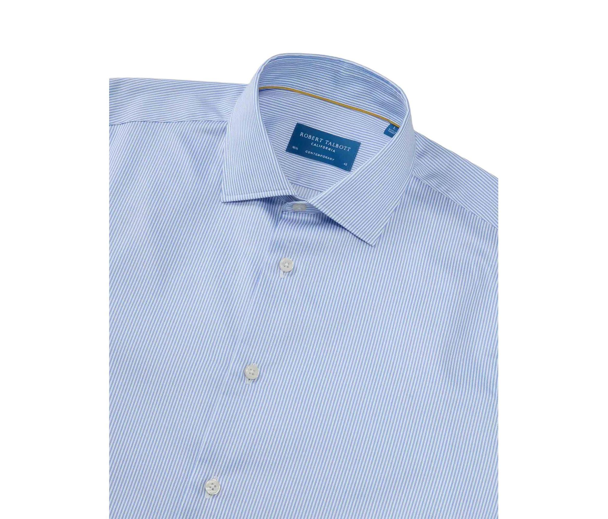 Reynolds Mini Stripe Twill Classic Fit Shirt — Image 3