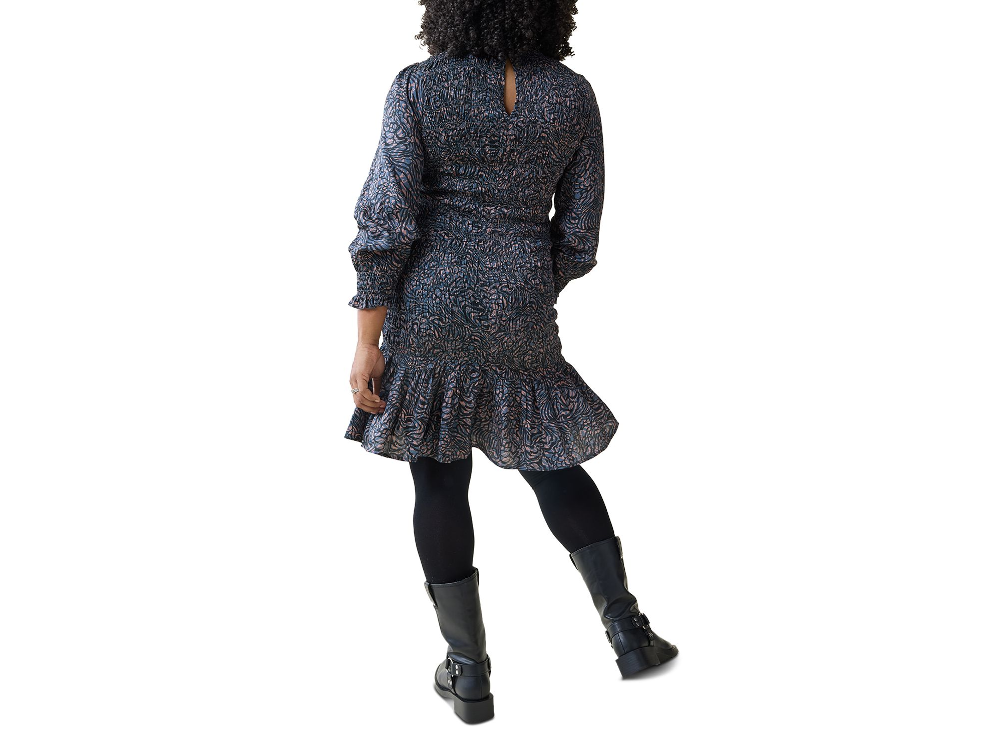 Smocked Maternity Dress — Image 7
