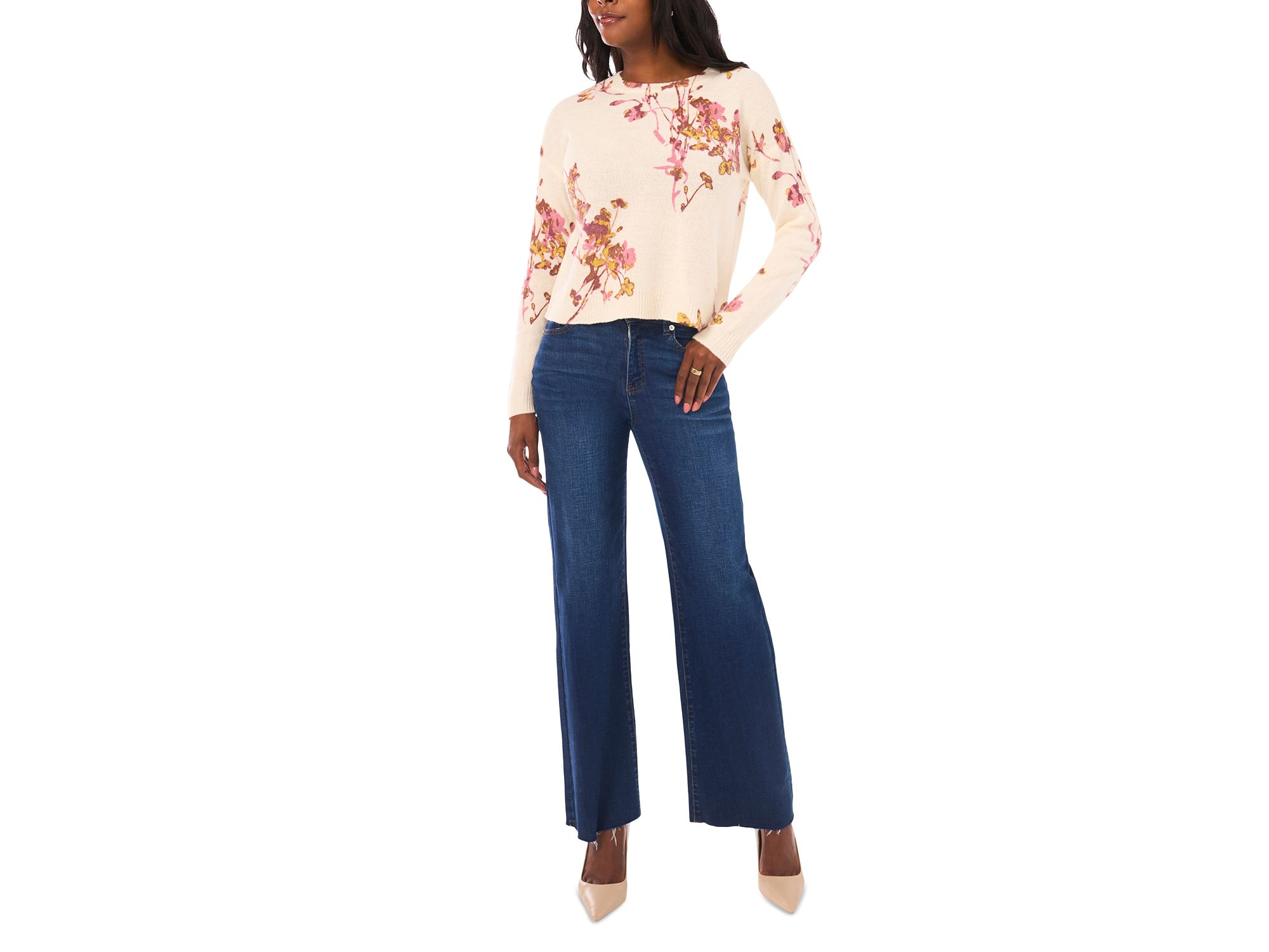 Electric Bouquets Crewneck Sweater — Image 4