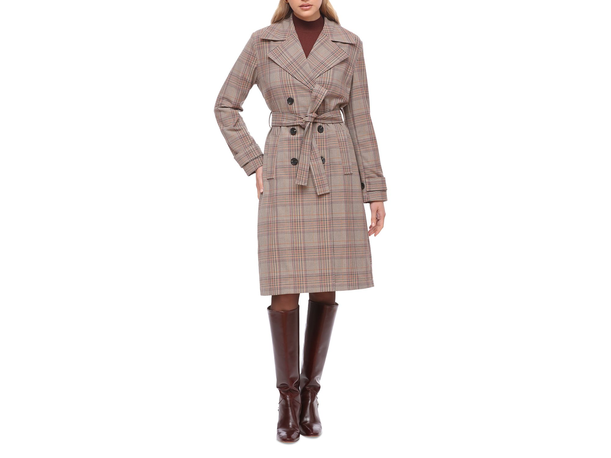 Plaid City Trench Coat — Image 3