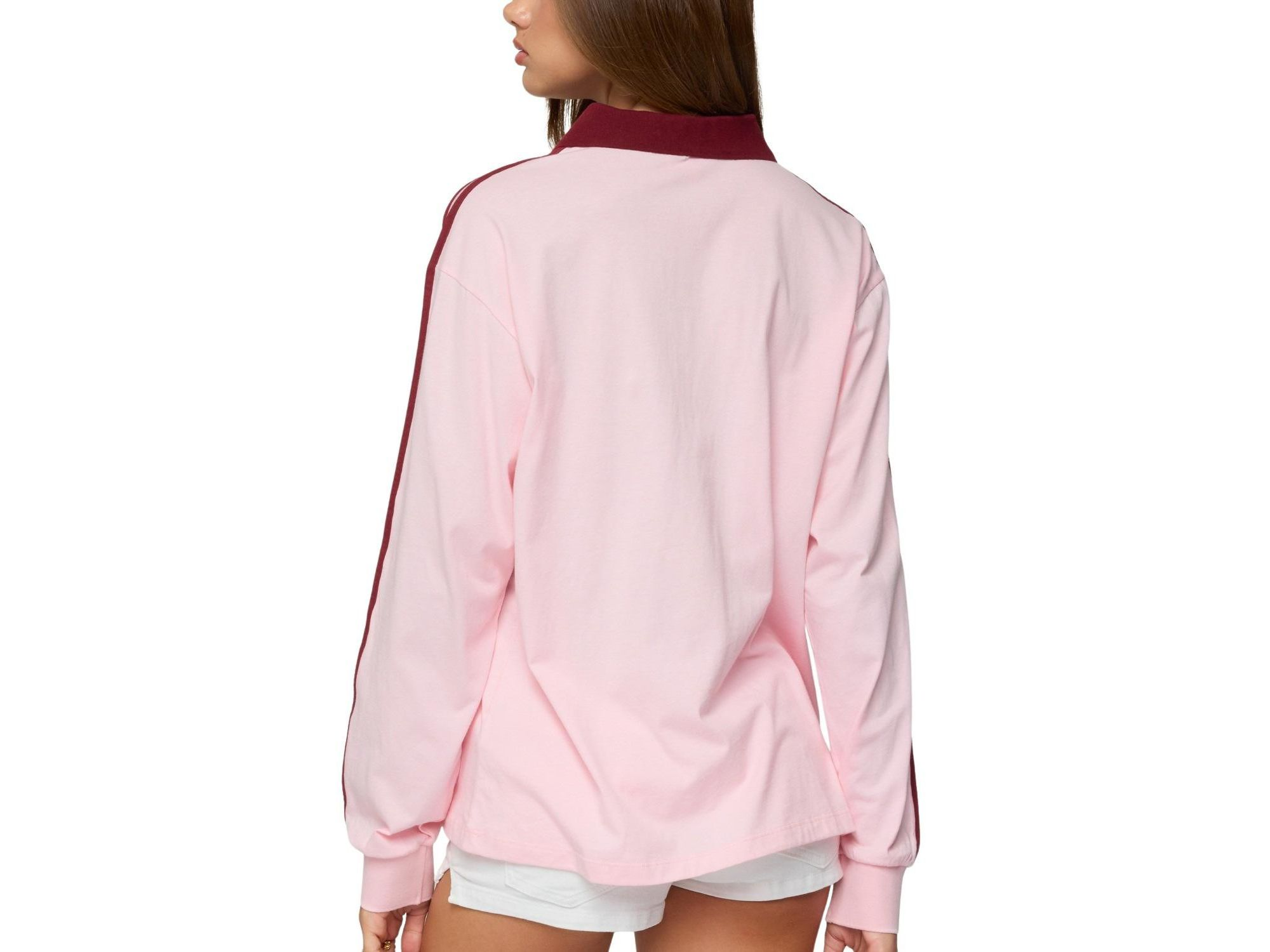 Brooklyn Contrast Oversized Rugby Shirt — Image 3