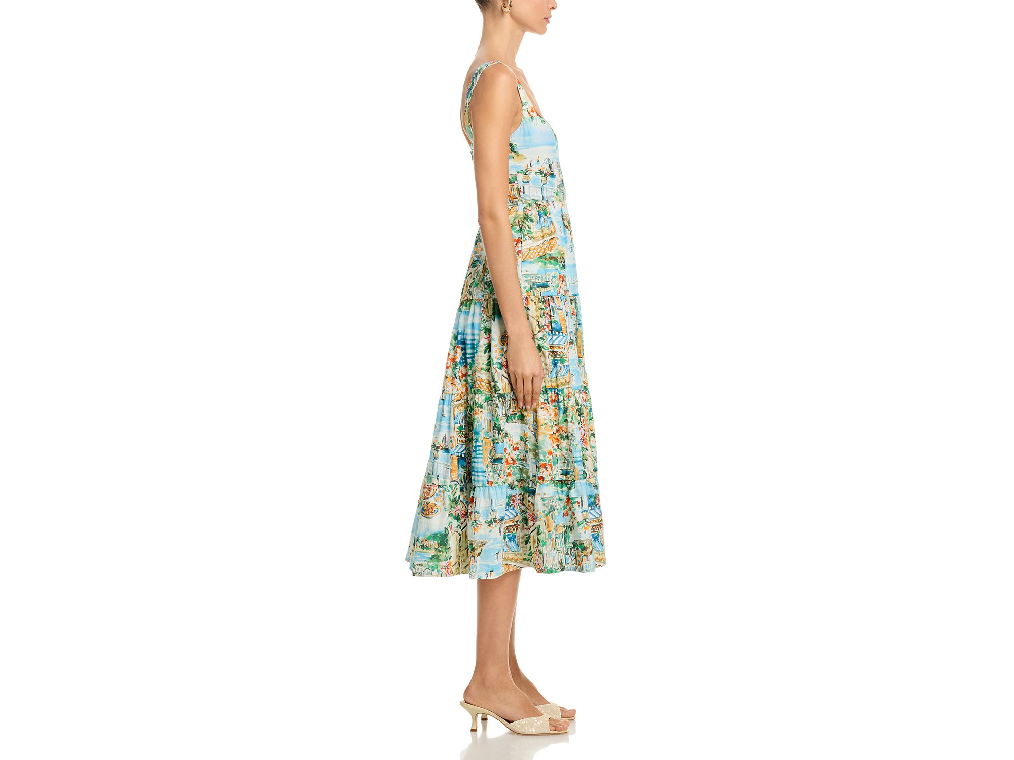 Sleeveless Vacation Scene Midi Dress - Exclusive — Image 5