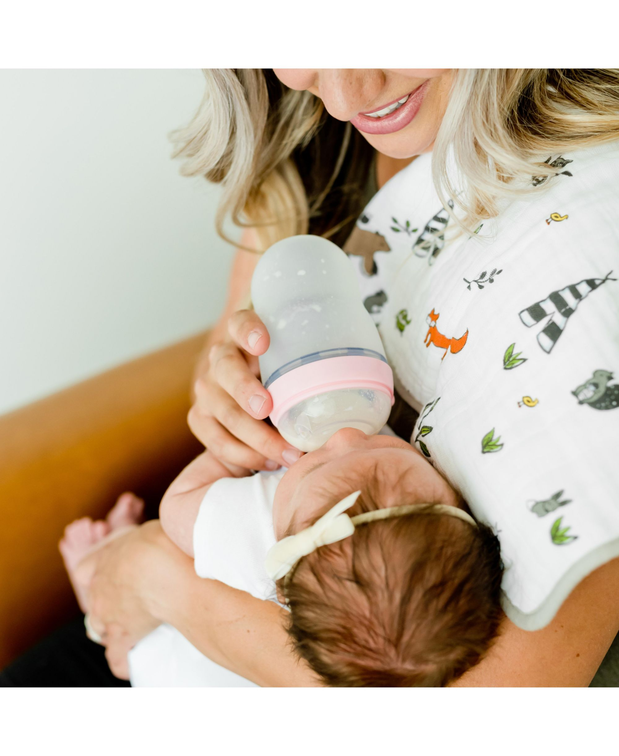 Unisex Cotton Muslin Burp Cloth 2 Pack - Baby — Image 3