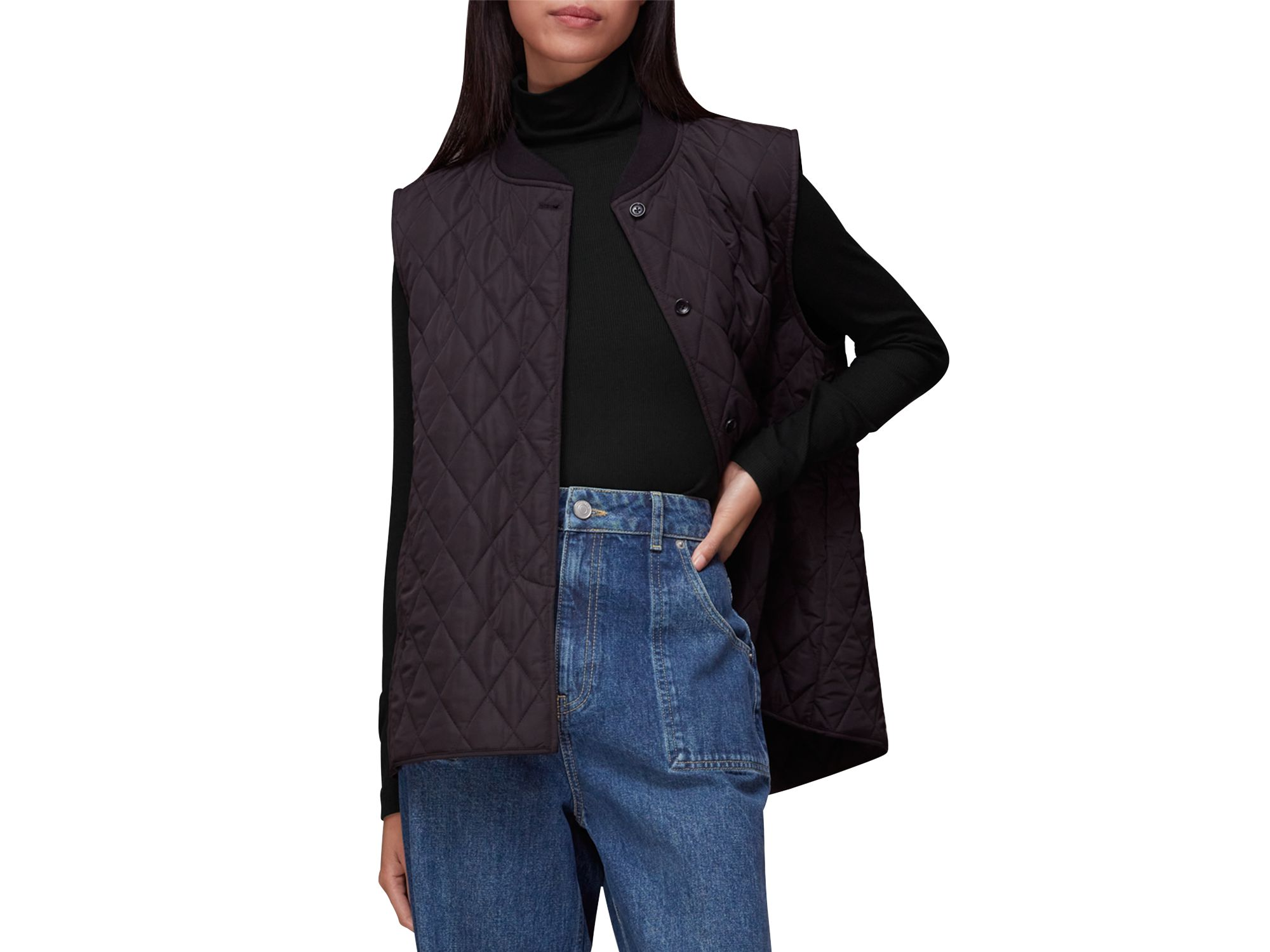Essential Ribbed Turtleneck — Image 3