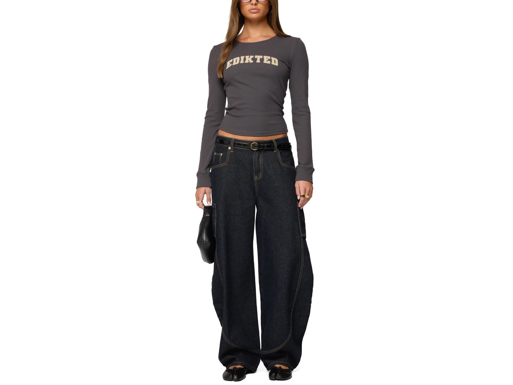 Essential  Ribbed T Shirt — Image 5