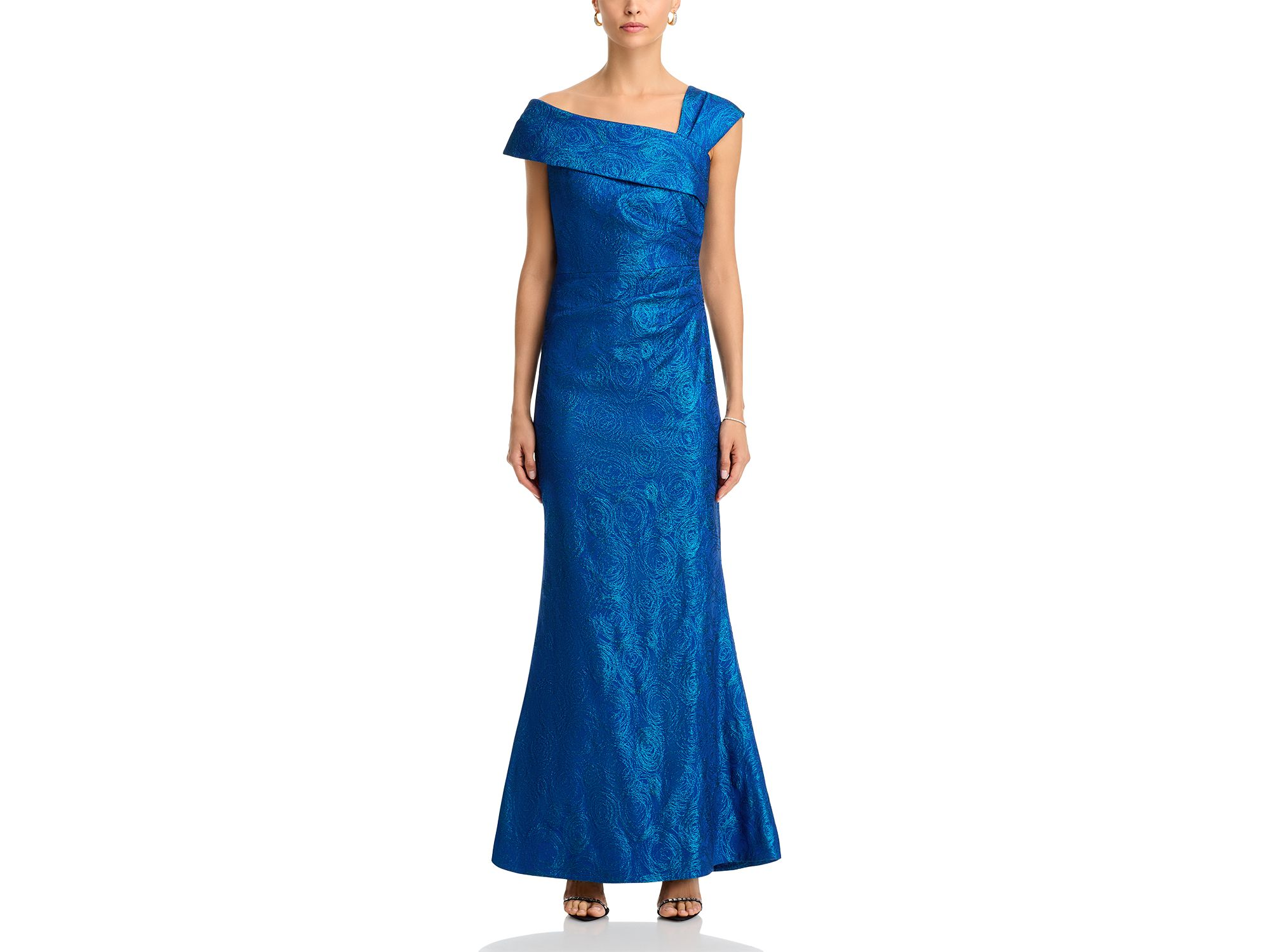 Metallic Jacquard Stretch Gown — Image 5