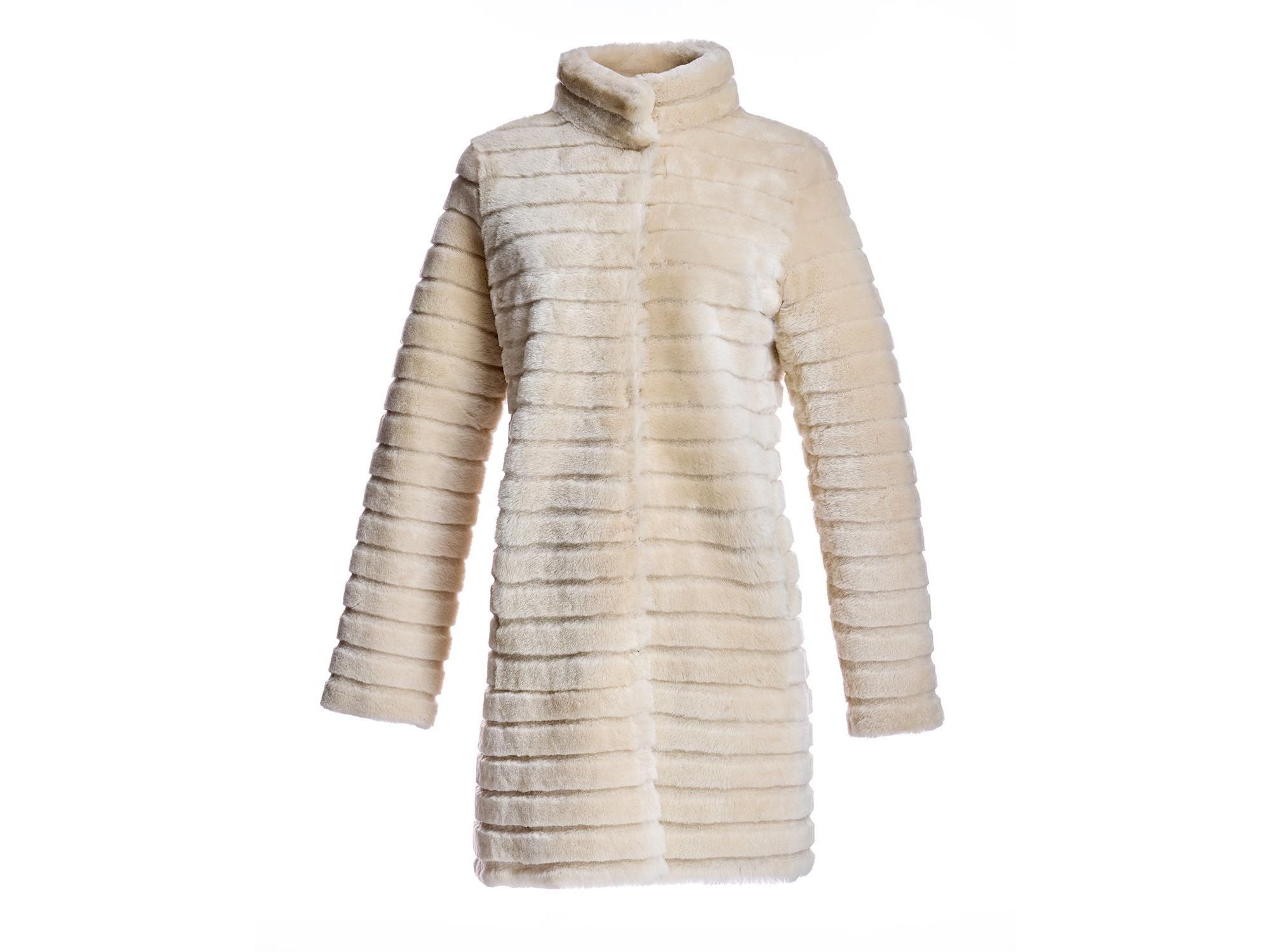 Grooved Shearling Jacket — Image 4