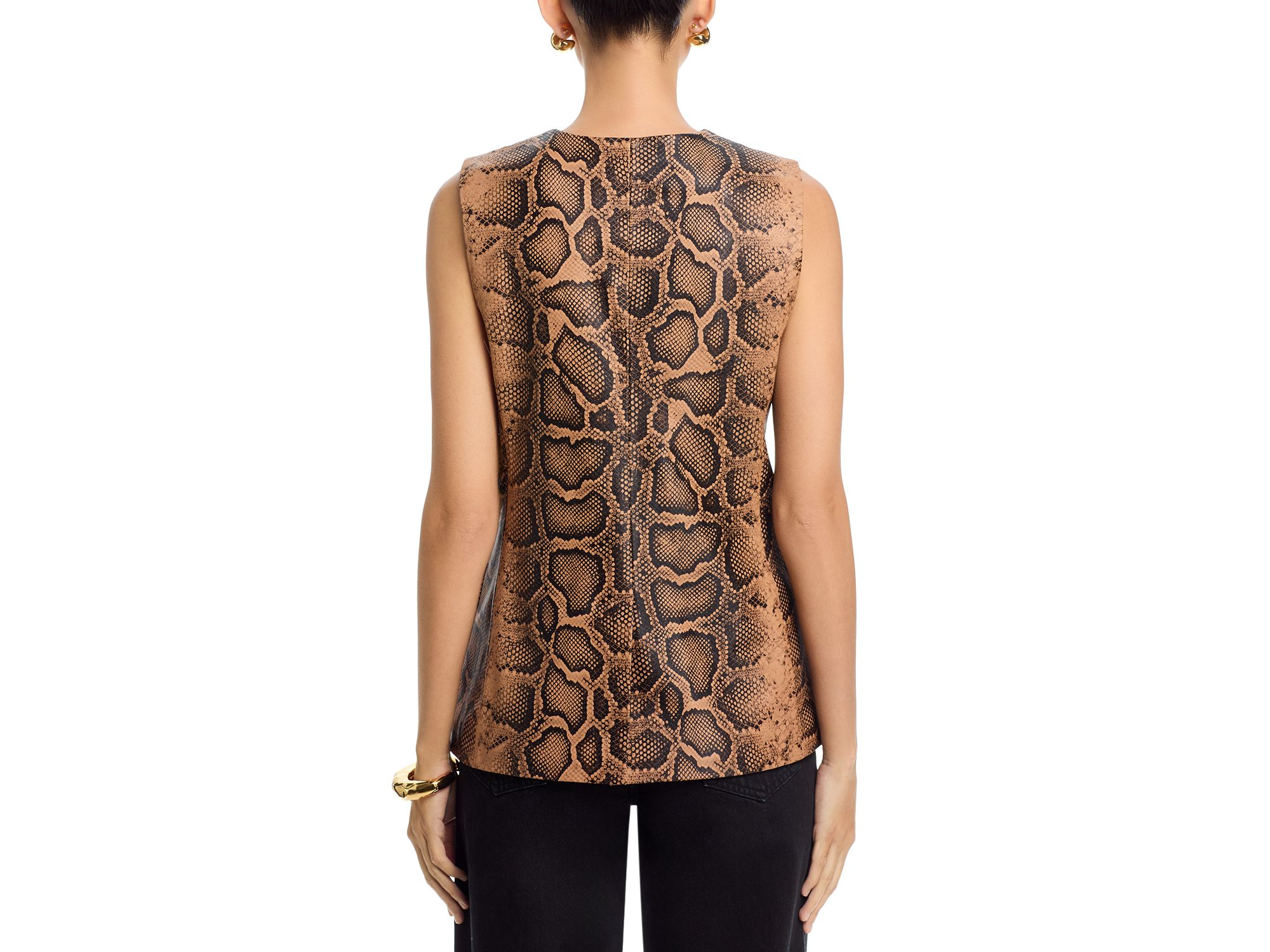 Abi Leather Vest — Image 3