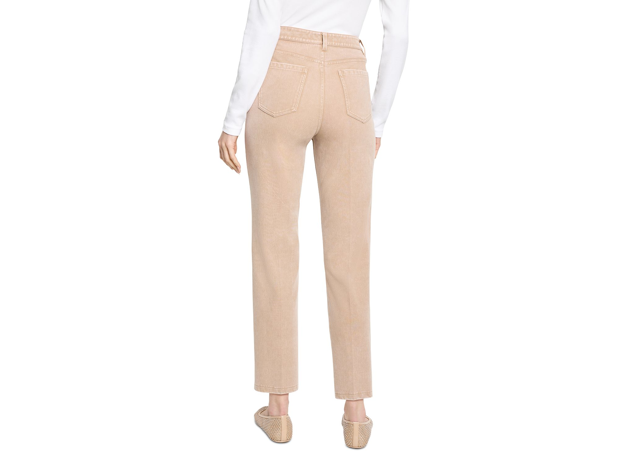 High Rise Ankle Straight Leg Jeans — Image 3
