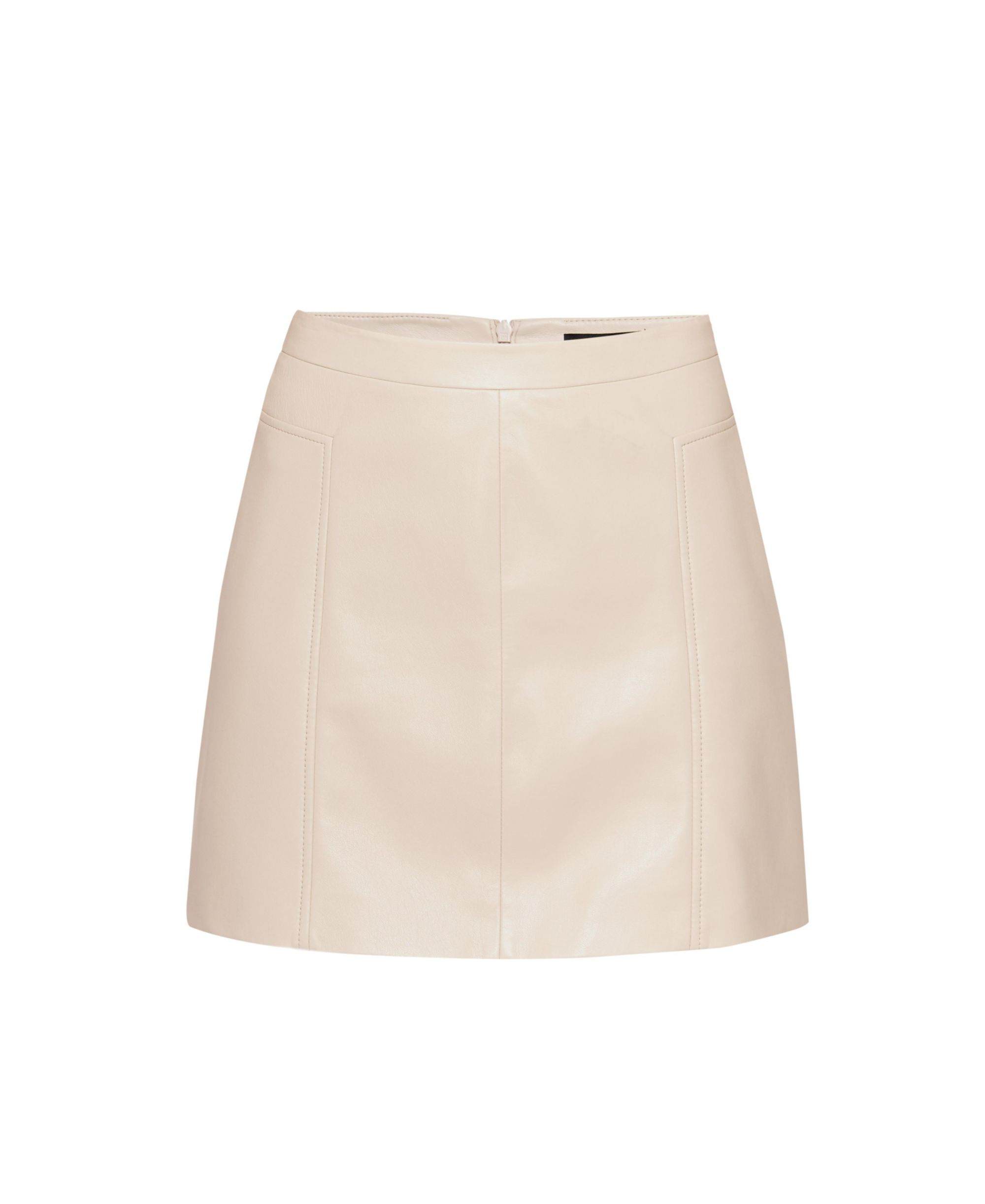 Ainsley Recycled Leather Skirt — Image 3
