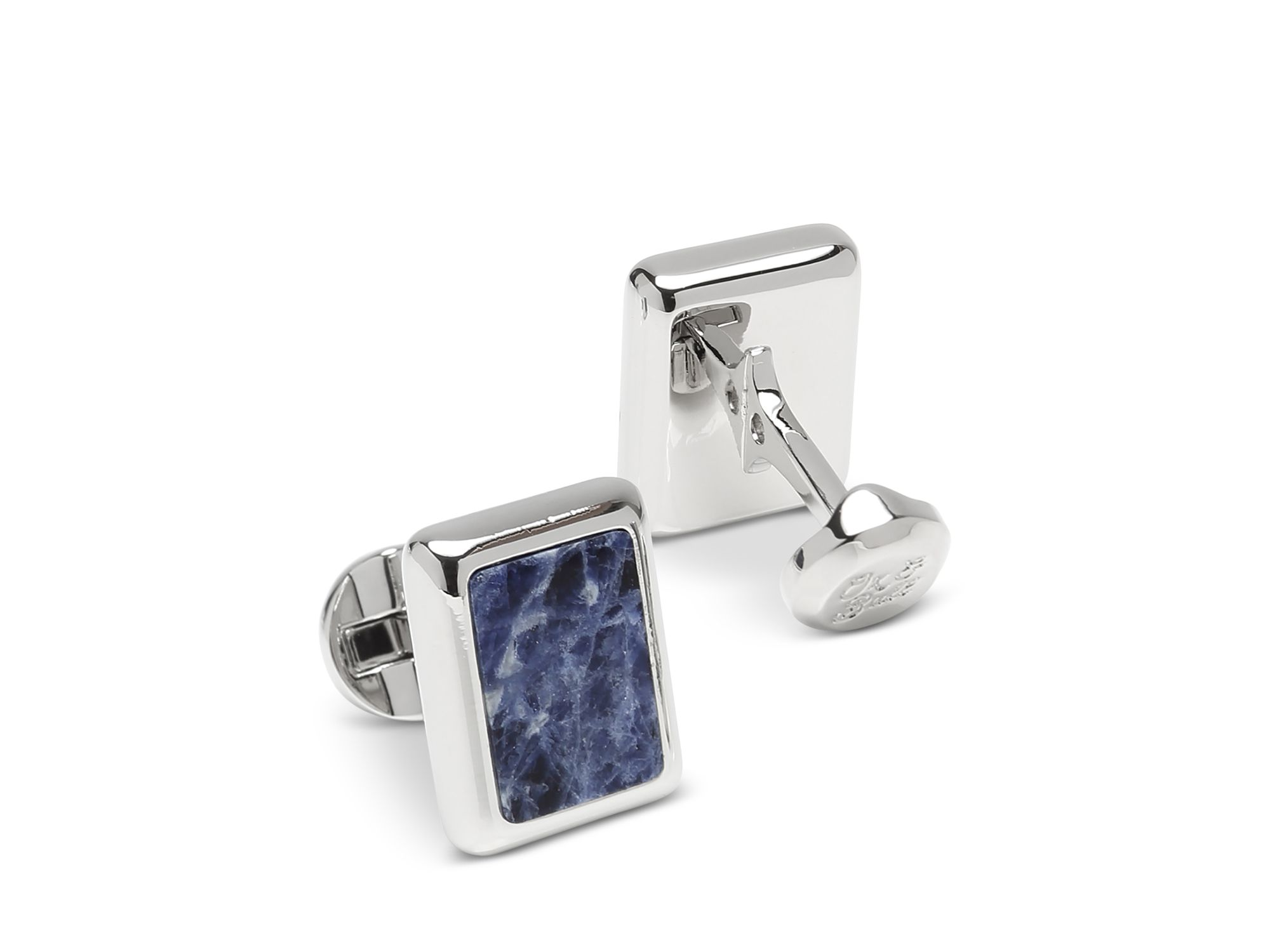 Silver and Sodalite JFK Presidential Cufflinks — Image 3