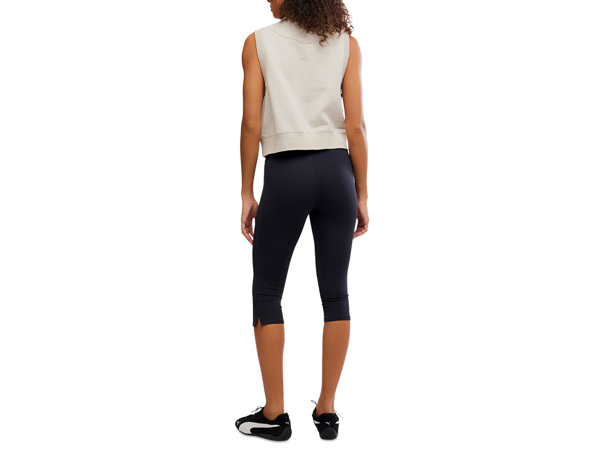 Never Better Mini Flare Cropped Leggings — Image 8