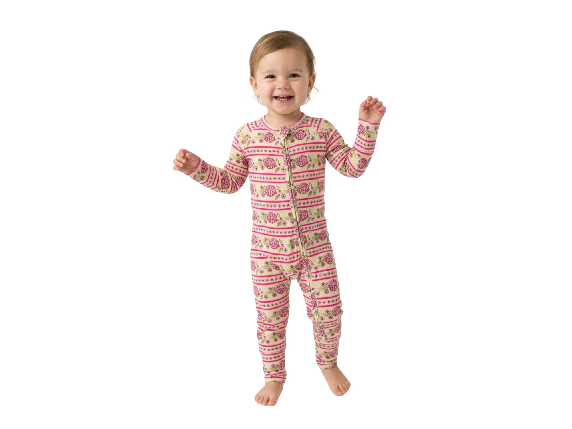 Girls' Pomegranate Soiree Bamboo Sleeper - Baby — Image 5