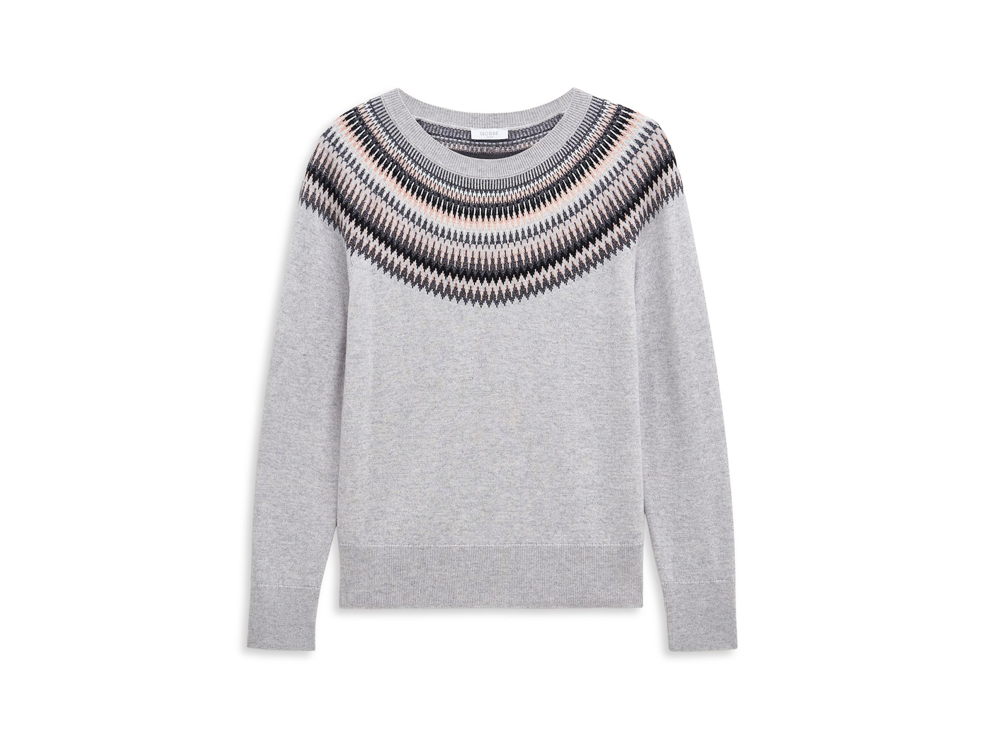 Greta Sparkle Fair Isle Crewneck Sweater — Image 3