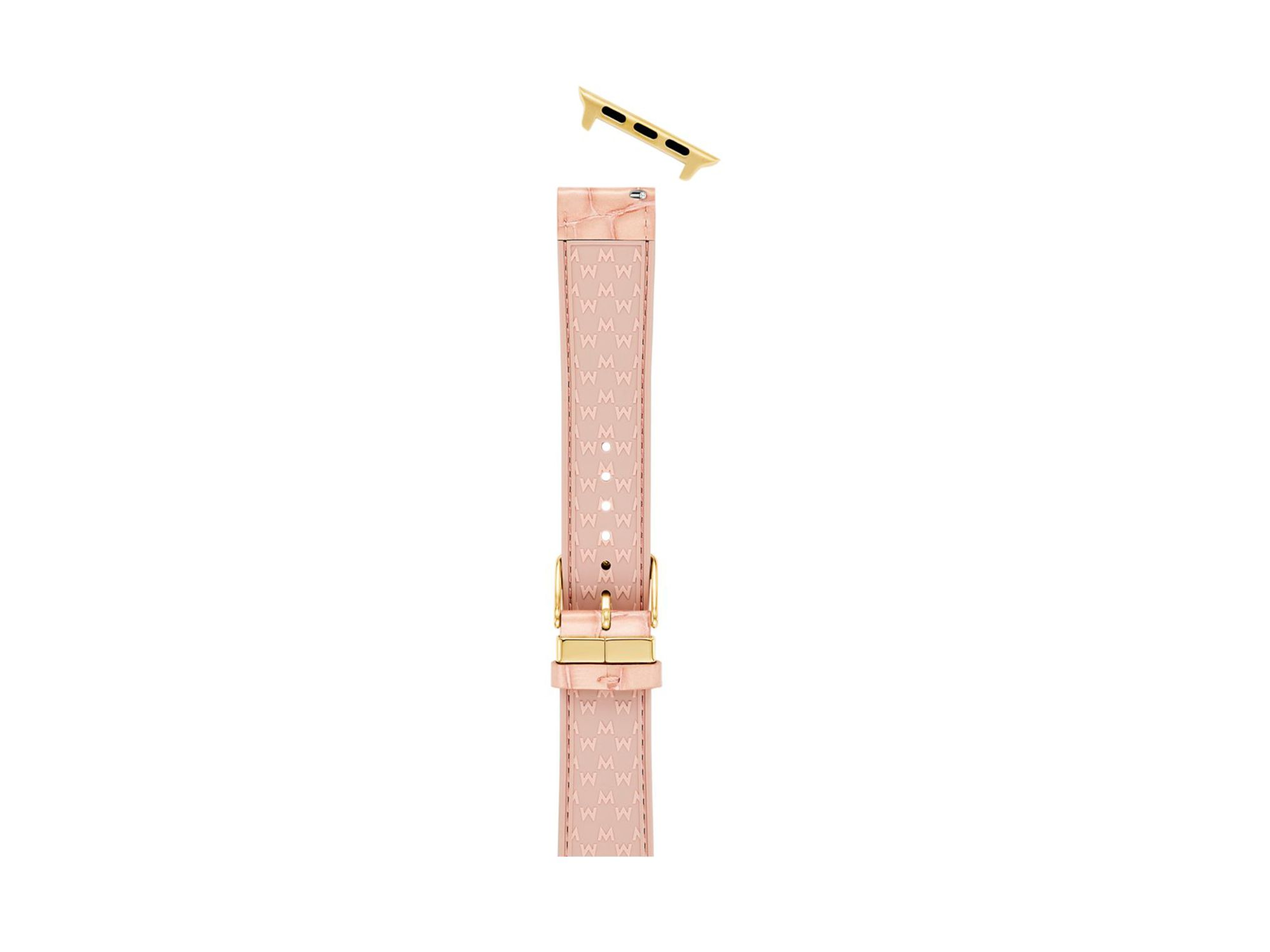 Ballet Pink Leather Bracelet Band for Apple Watch®, 38-49mm — Image 3