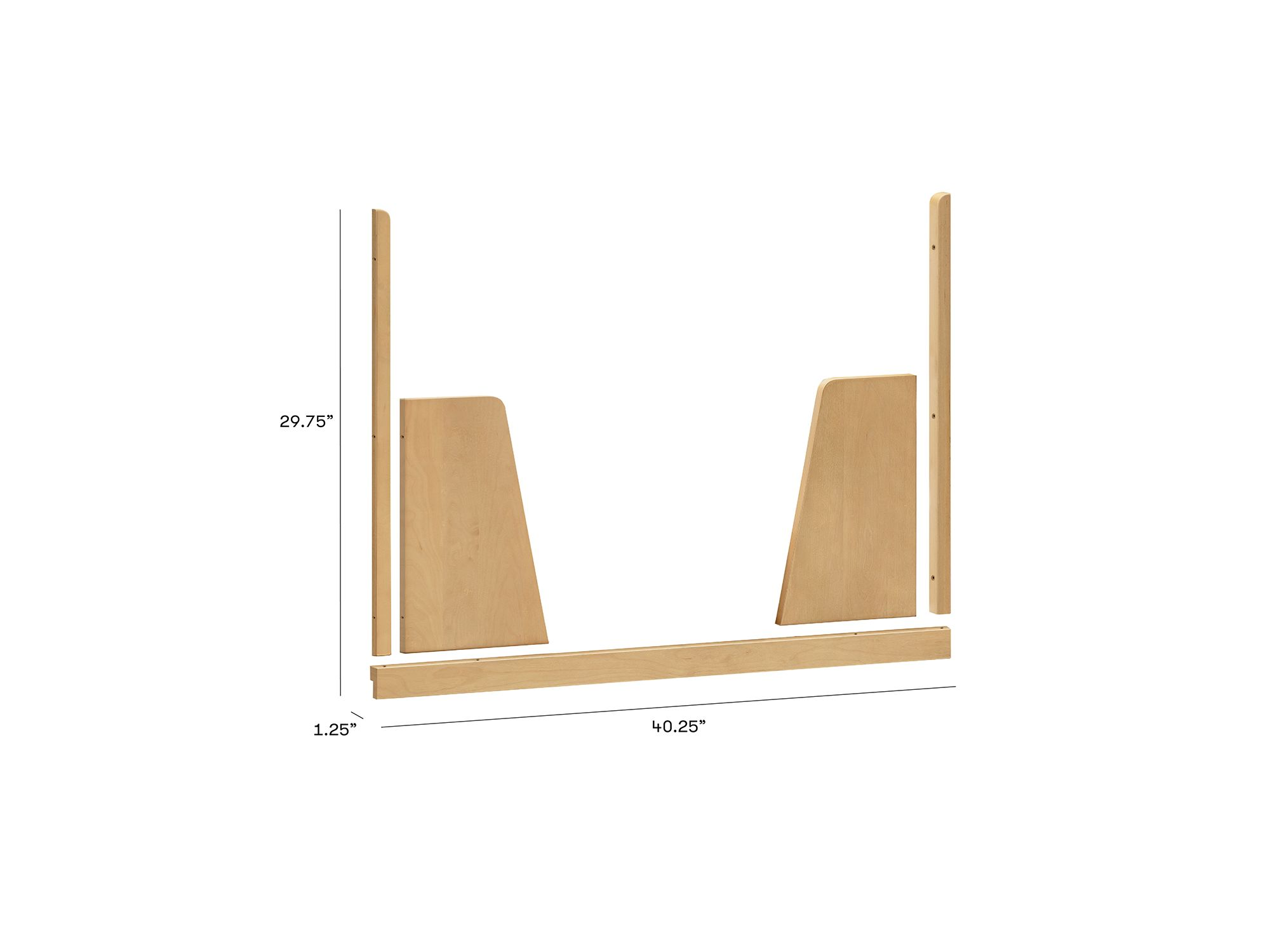 Junior Bed Conversion Kit for Bondi Boucle 4 in 1 Convertible Crib Brand Name — Image 5