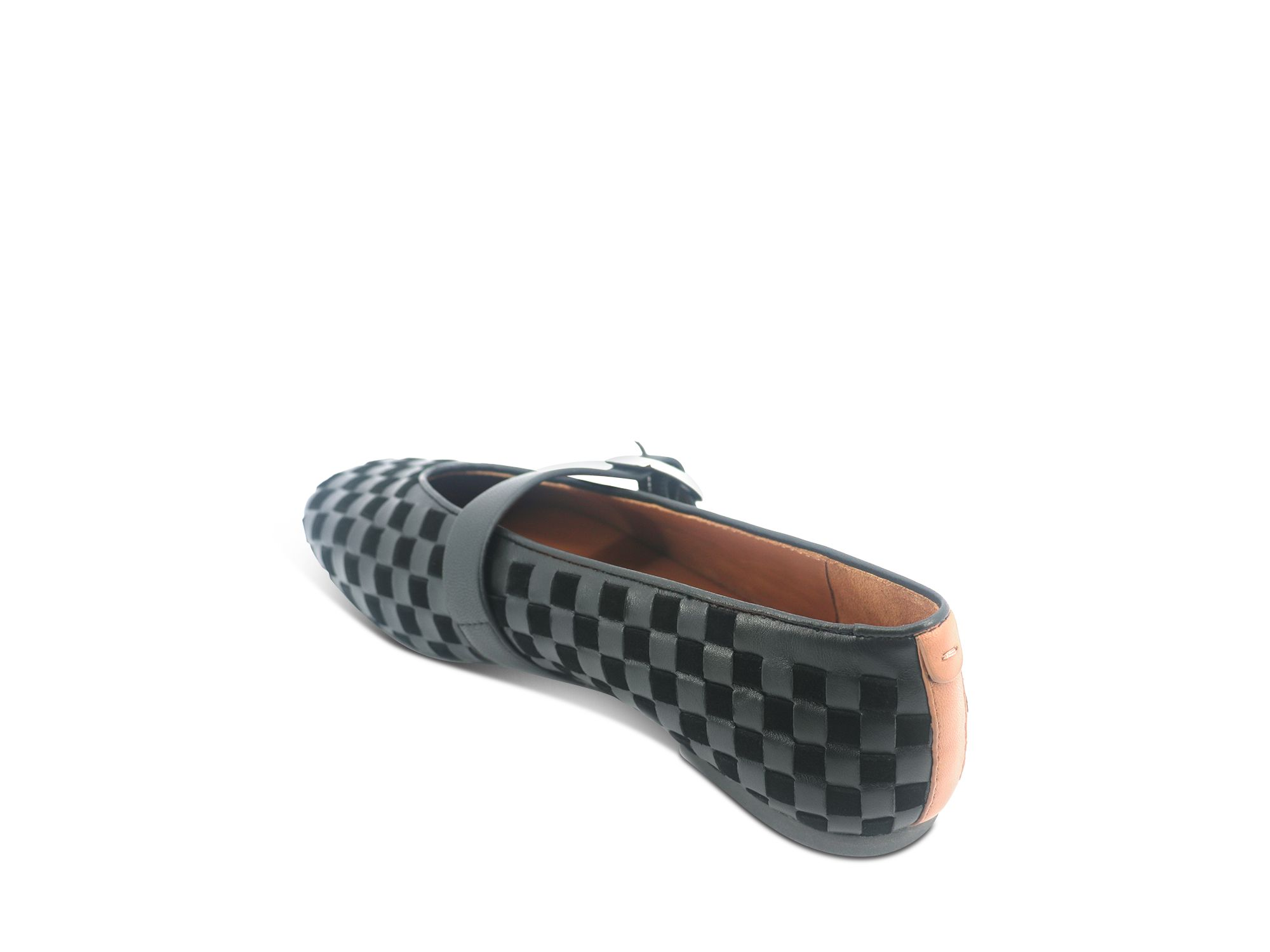 Women's Winifred Woven Suede Ballerina Flats — Image 6