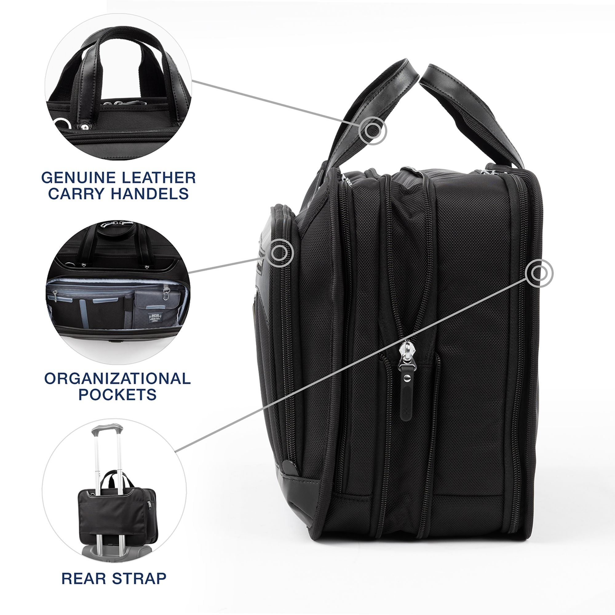 Platinum Elite Expandable Business Briefcase — Image 12