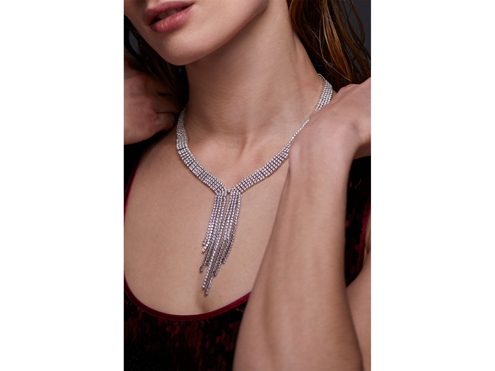 Starlet Drama Y Necklace, 16" — Image 3