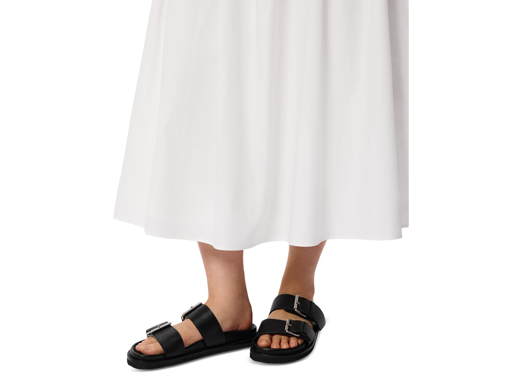 Leather Double Buckle Slides — Image 5