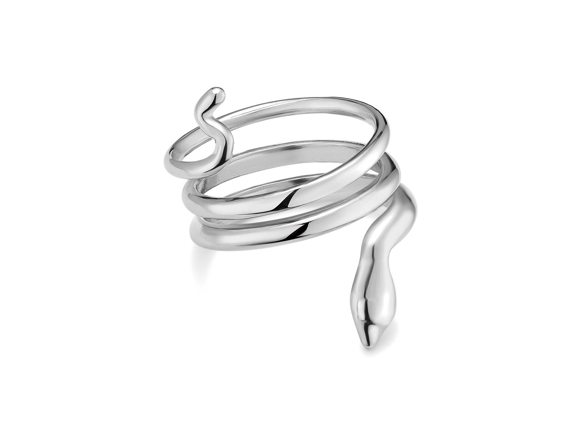 Sterling Snake Wrap Ring — Image 5