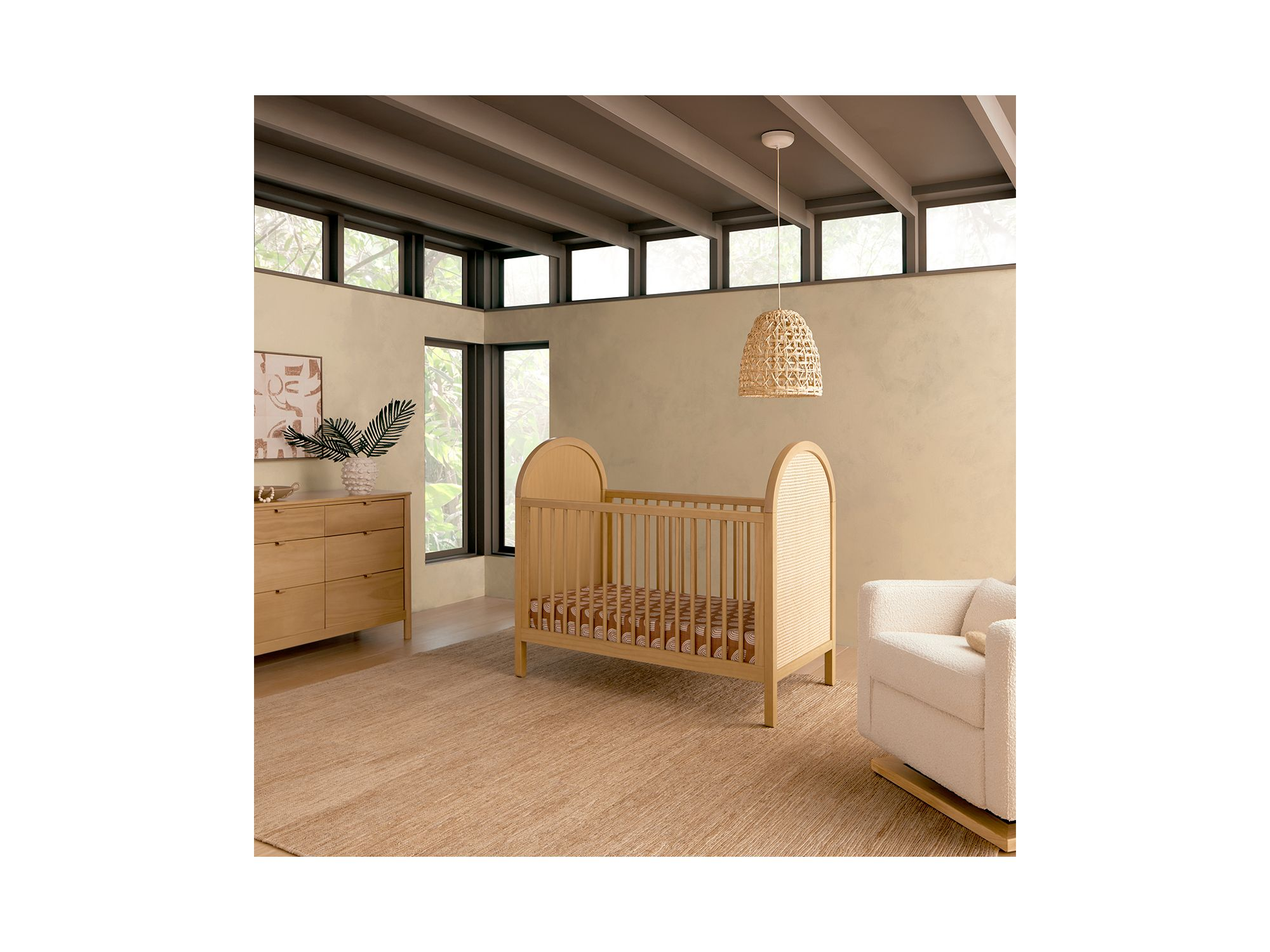 Bondi 3 in 1 Convertible Crib with Toddler Bed Conversion Kit — Image 4