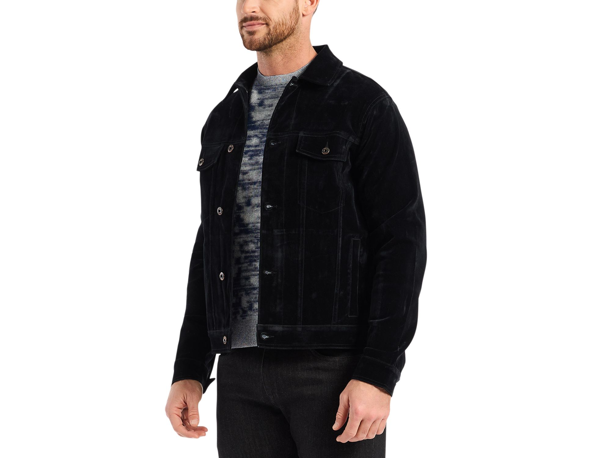 Celestial Velvet Trucker Jacket — Image 4