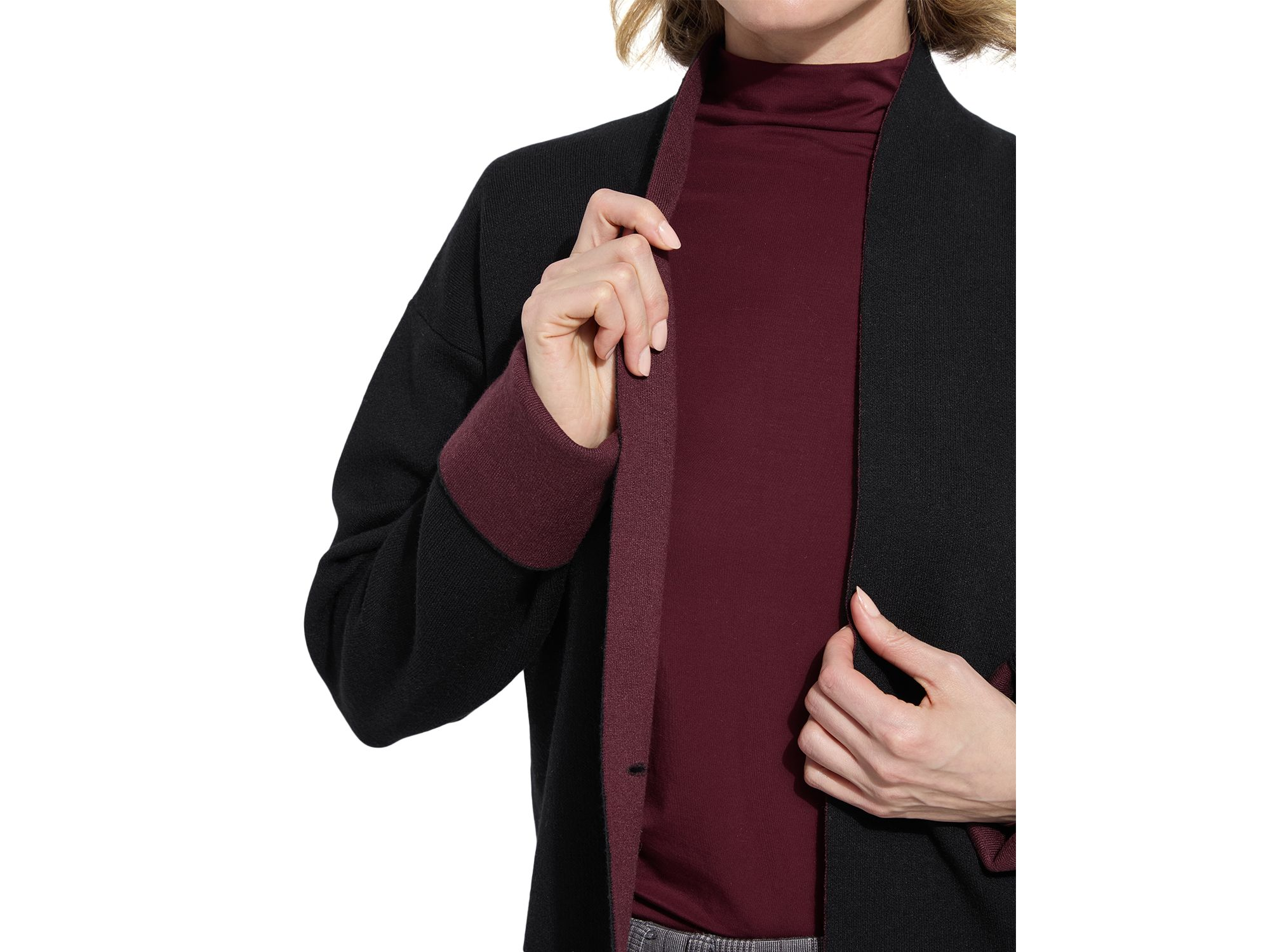 Nicolette Double Faced Cardigan — Image 3