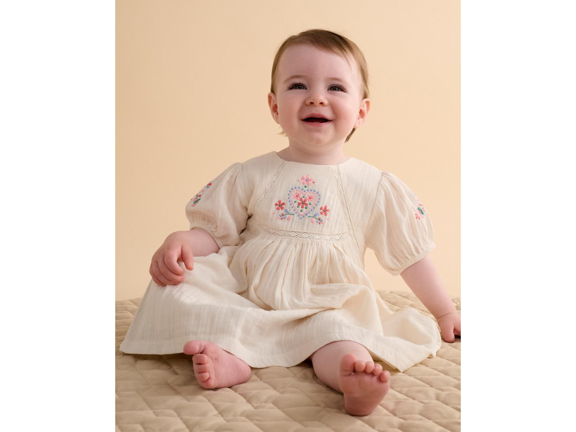 Girls' Embroidered Dress - Baby — Image 4