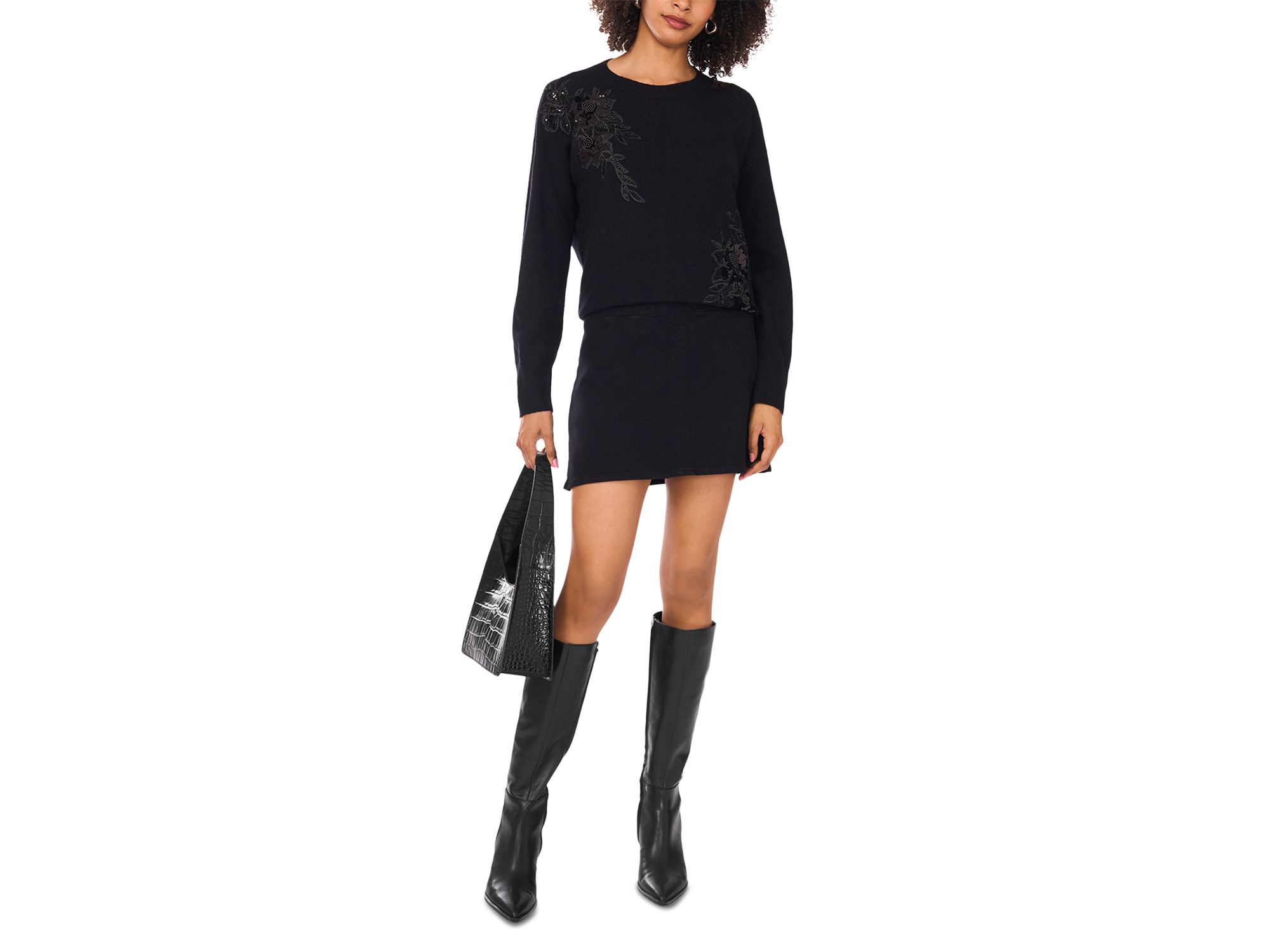 Embellished Crewneck Sweater — Image 3