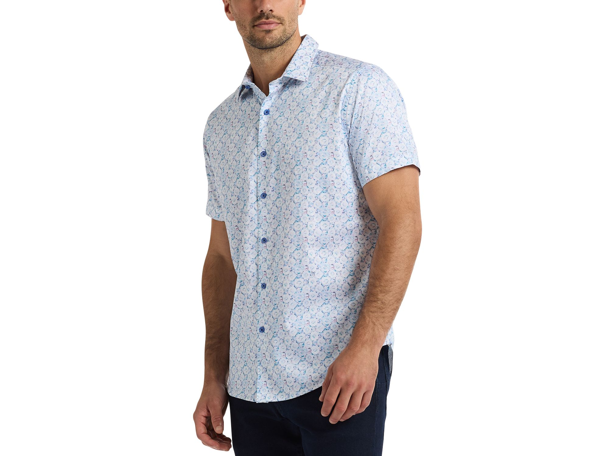Bramston Cotton Blend Button Down Shirt — Image 5