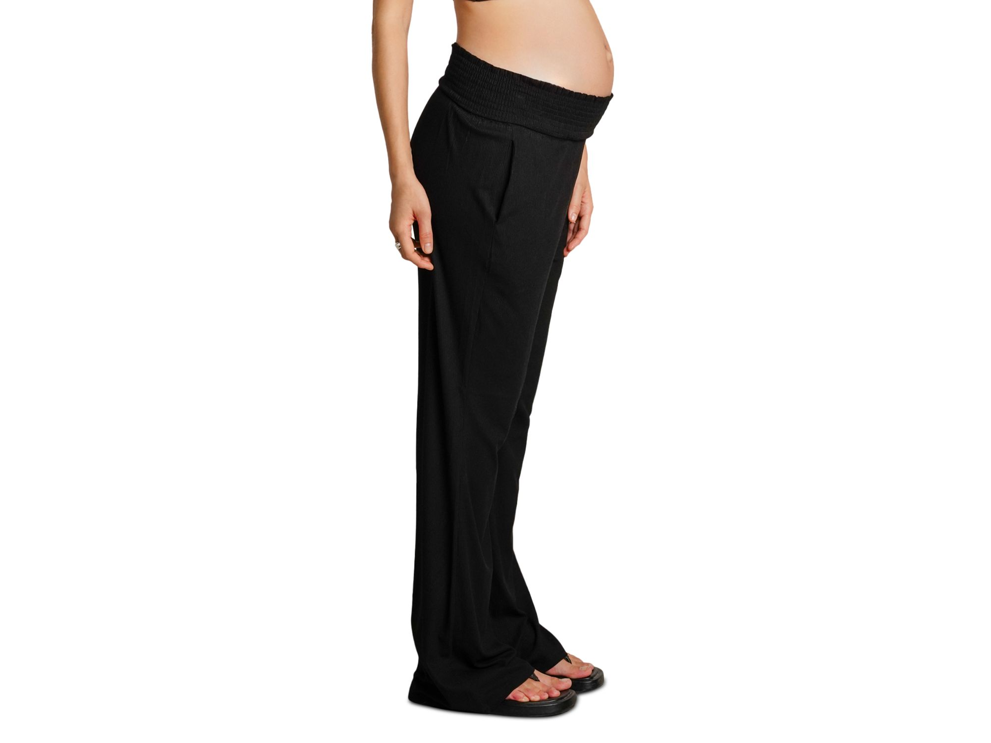 Soft Ribbed Pants — Image 4