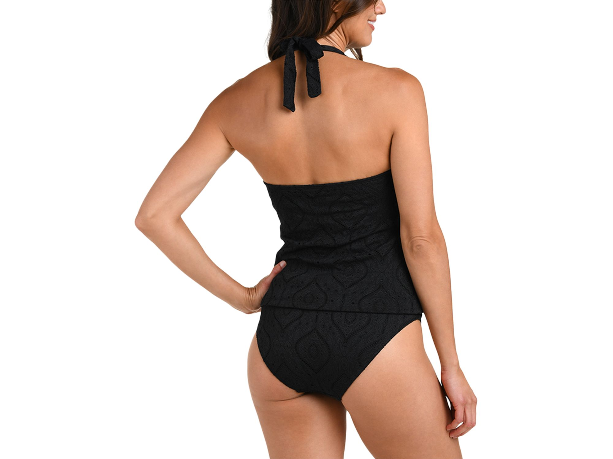 Mantra Medallion Shirred Band Hipster Bikini Bottom — Image 4